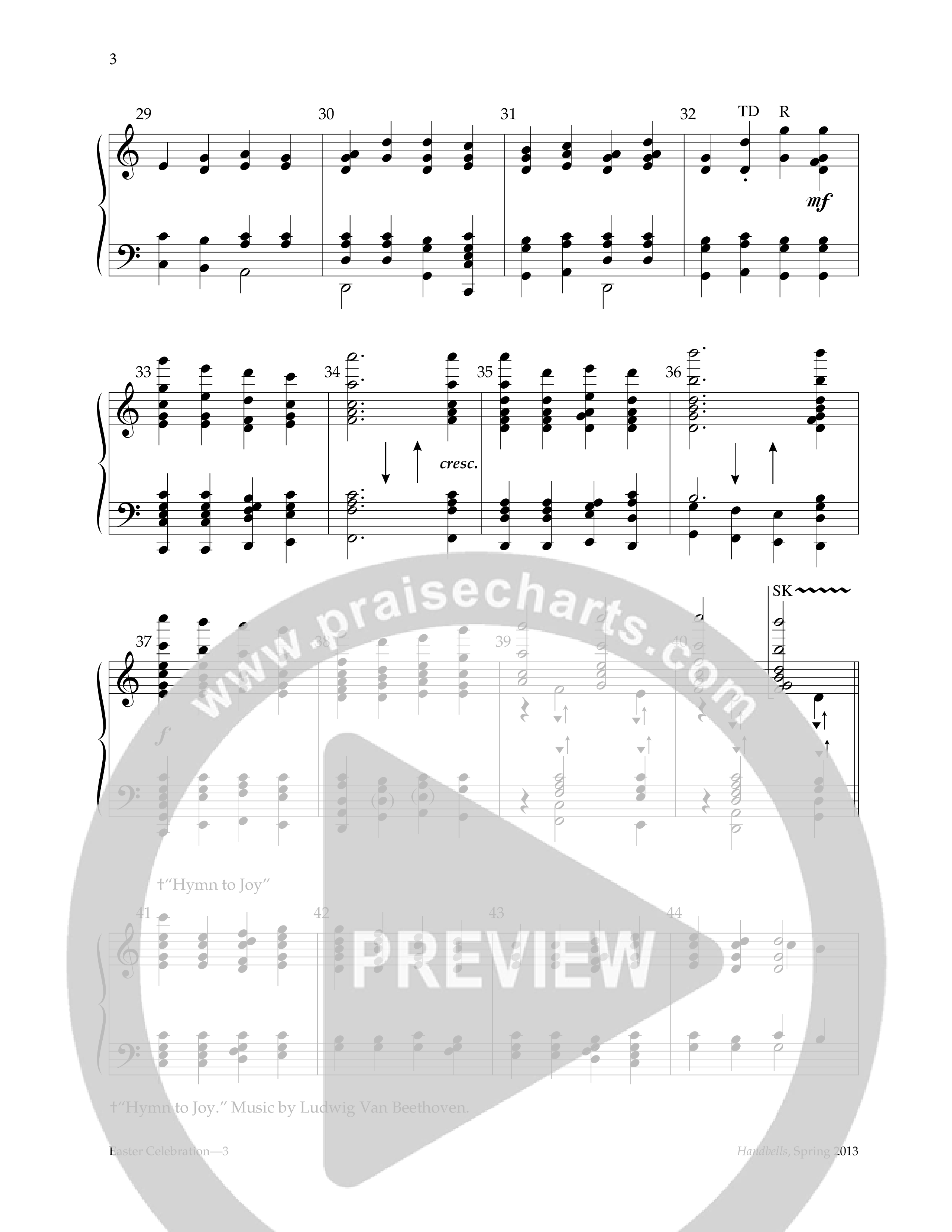 Easter Celebration (Handbells) Handbells (Lifeway Worship / Arr. Paul McFarland)