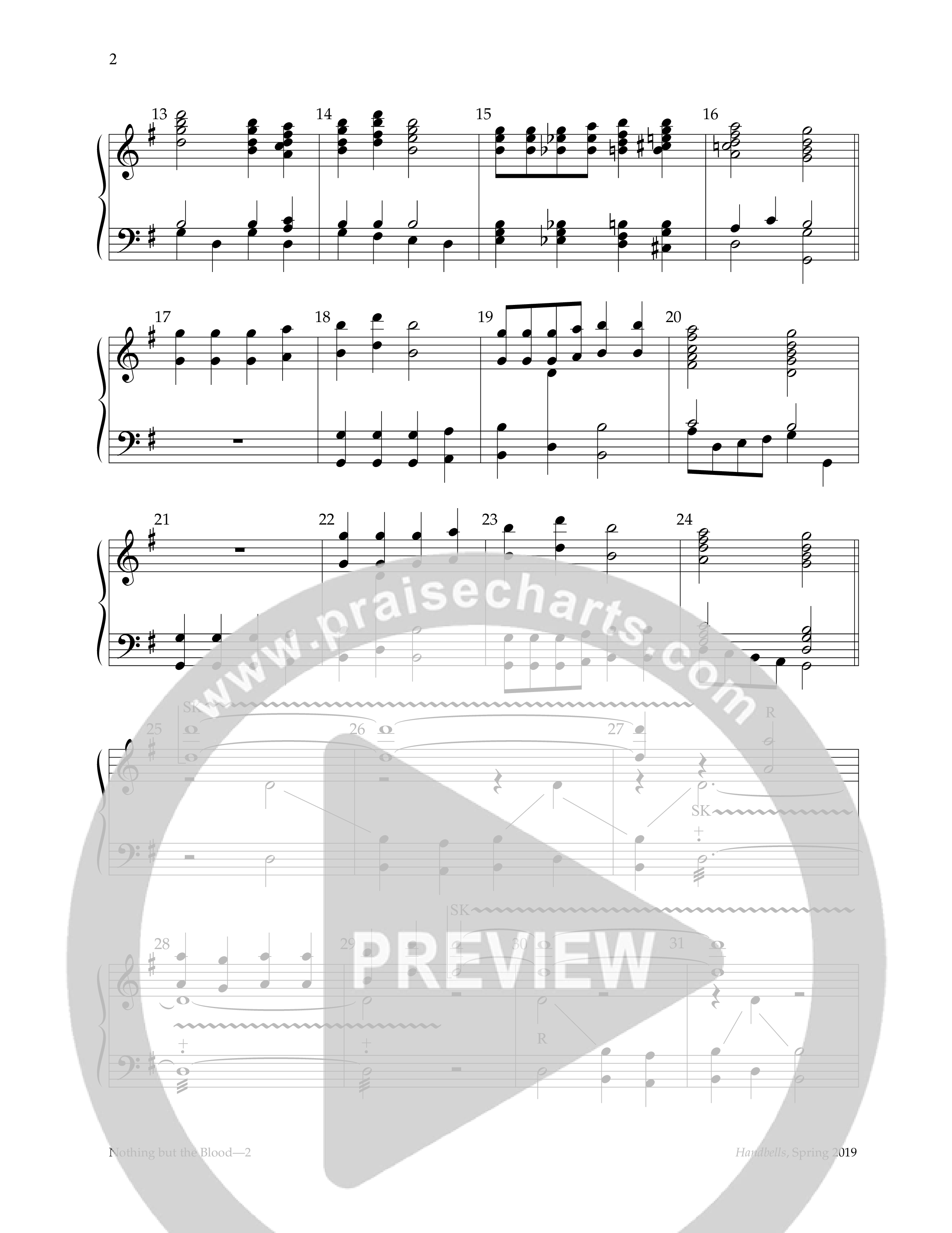 Nothing But The Blood (Handbells) Handbells (Lifeway Worship / Arr. Daniel Stuart)