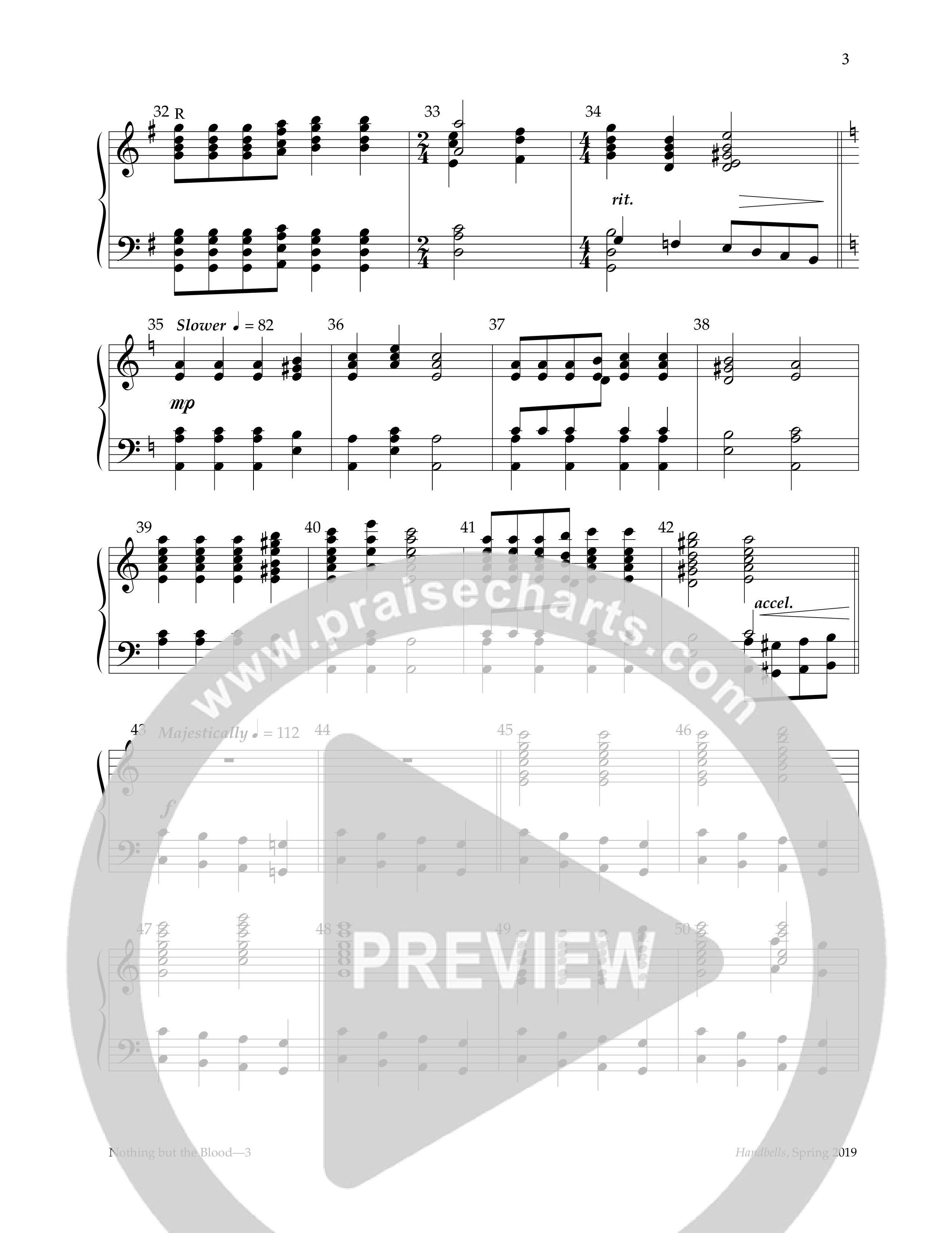 Nothing But The Blood (Handbells) Handbells (Lifeway Worship / Arr. Daniel Stuart)