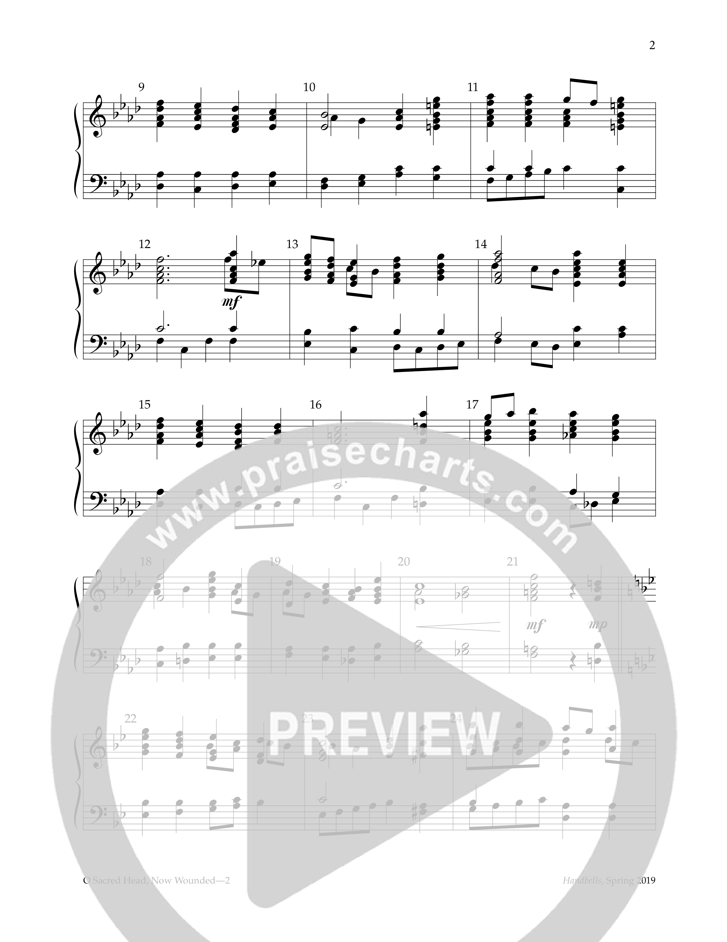 O Sacred Head, Now Wounded (Handbells) Handbells (Lifeway Worship / Arr. Carl Seal)