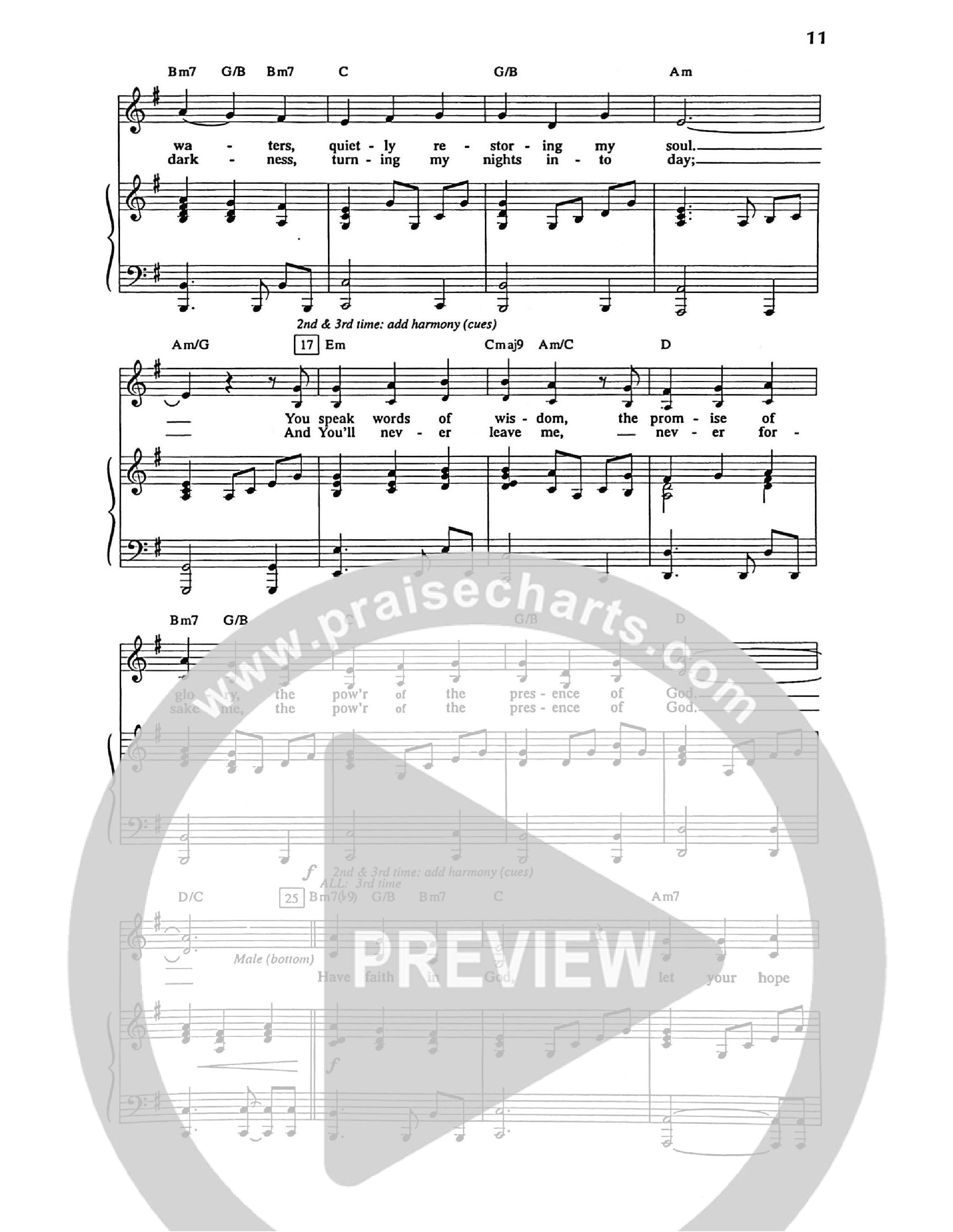 Have Faith In God Piano/Vocal (Geoff Bullock)