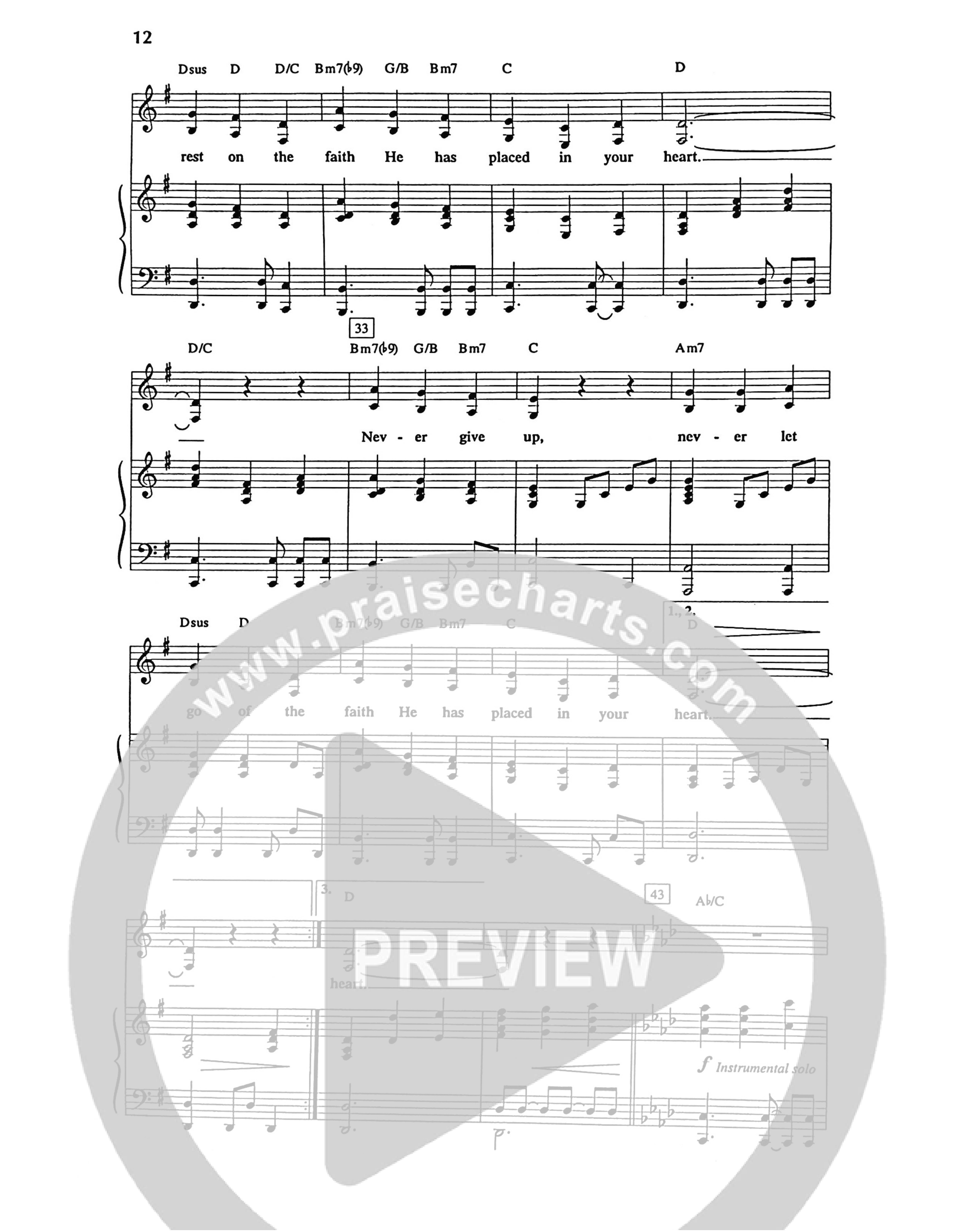 Have Faith In God Piano/Vocal (Geoff Bullock)