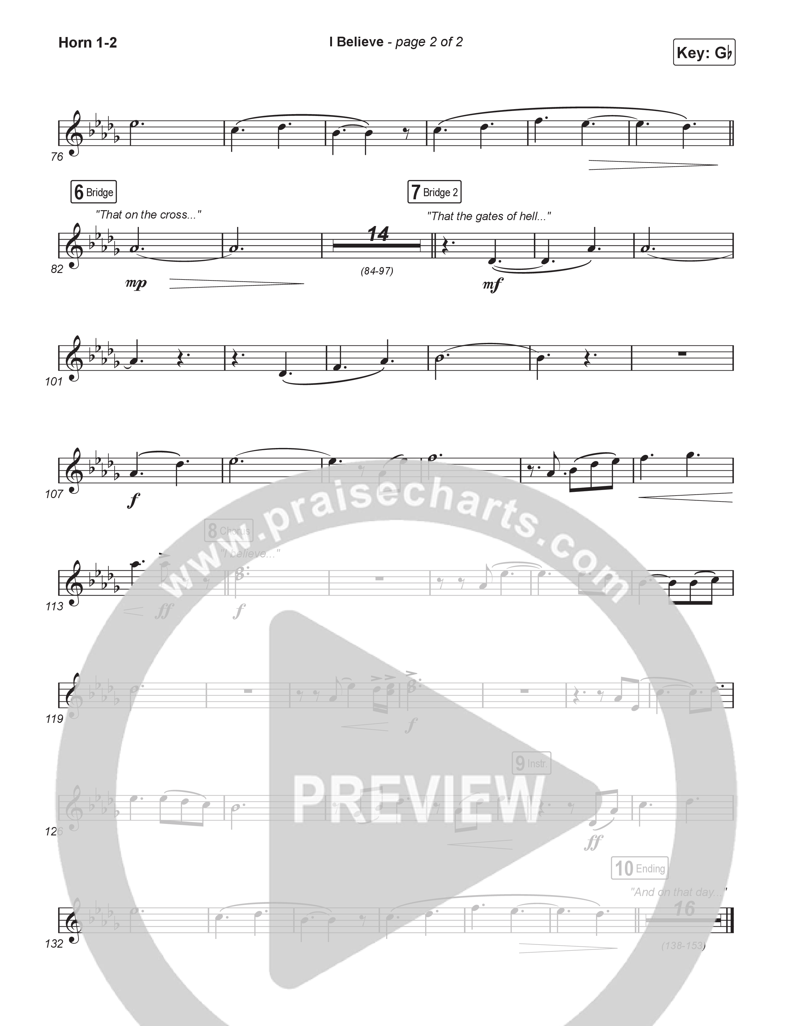 I Believe (Choral Anthem SATB) Brass Pack (Charity Gayle / Arr. Luke Gambill)
