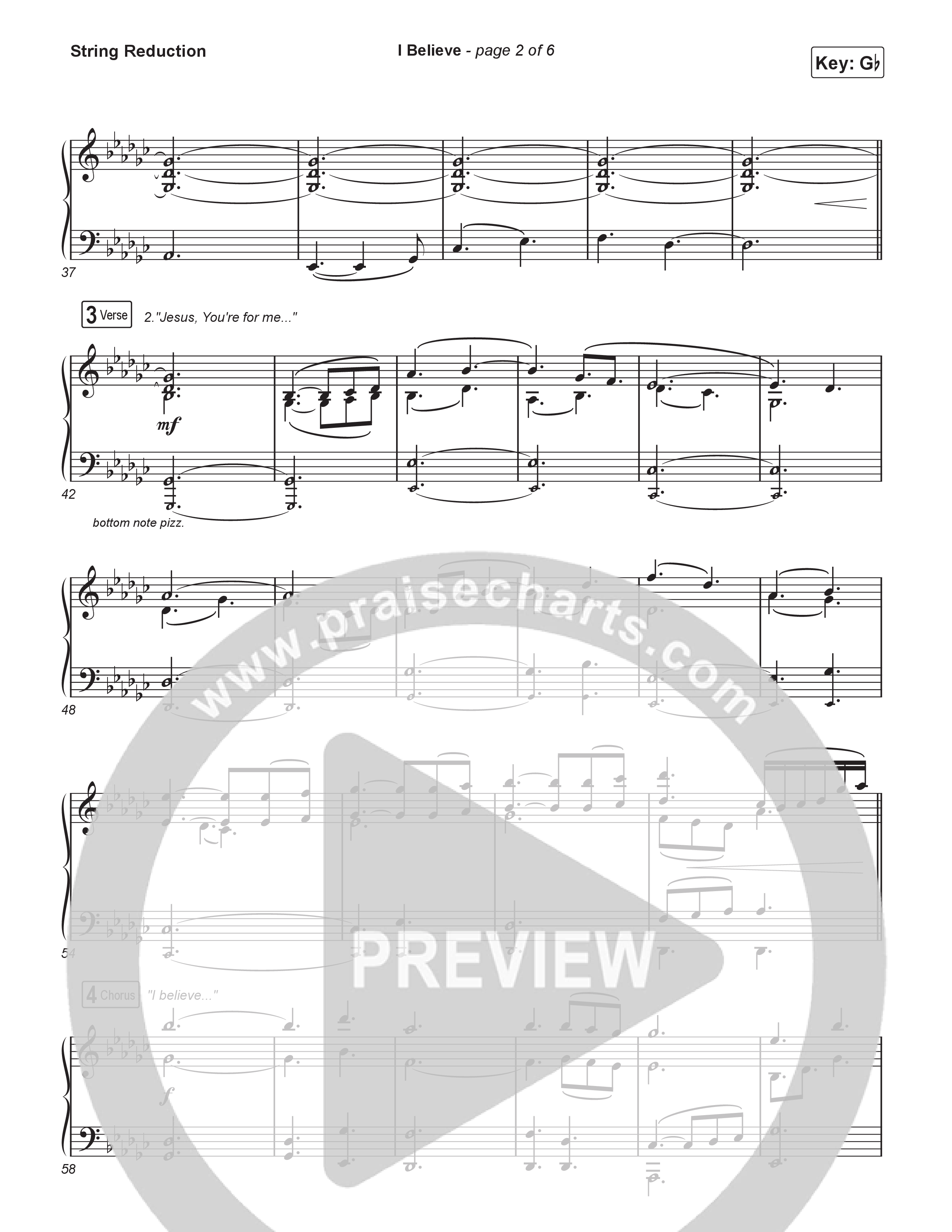 I Believe (Sing It Now) String Reduction (Charity Gayle / Arr. Luke Gambill)