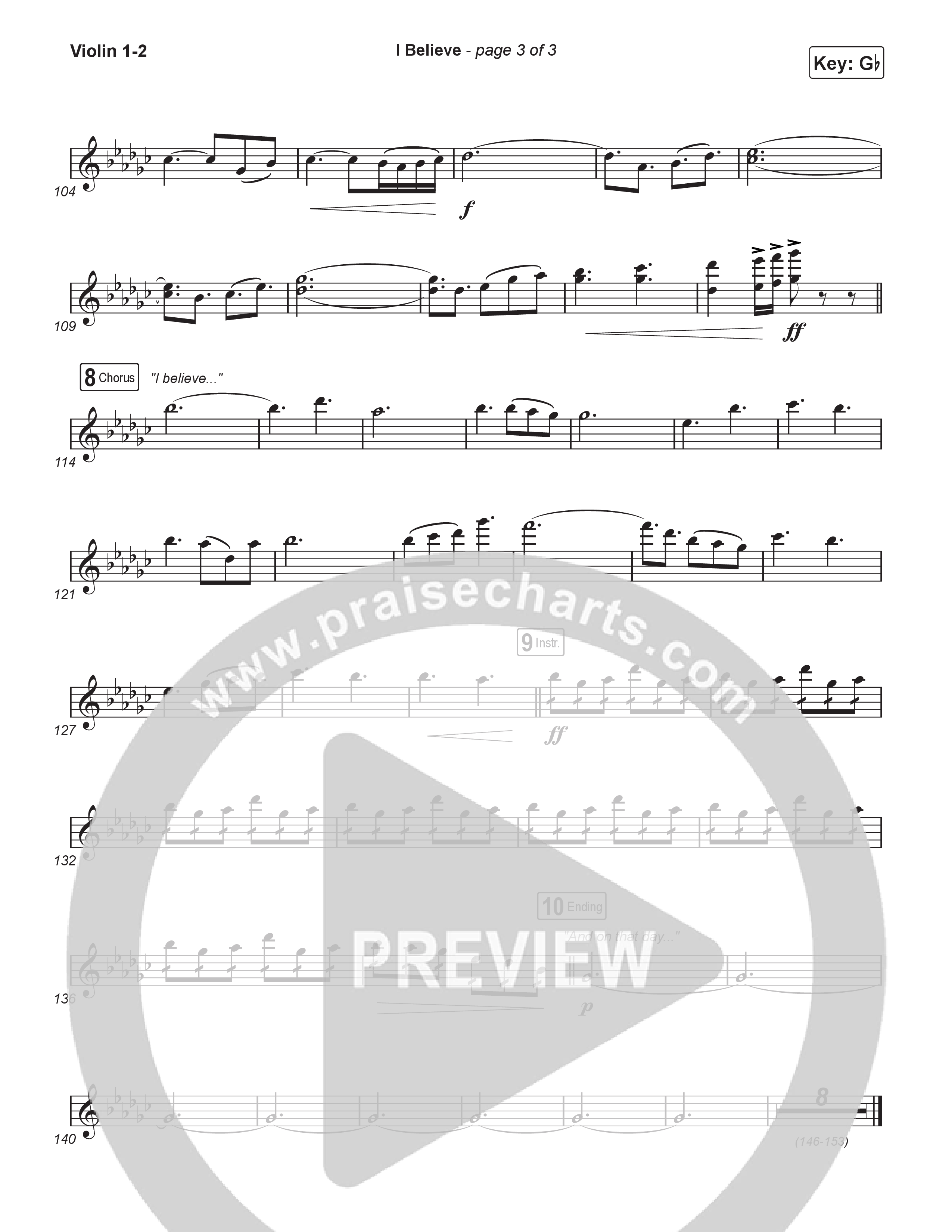 I Believe (Sing It Now) String Pack (Charity Gayle / Arr. Luke Gambill)