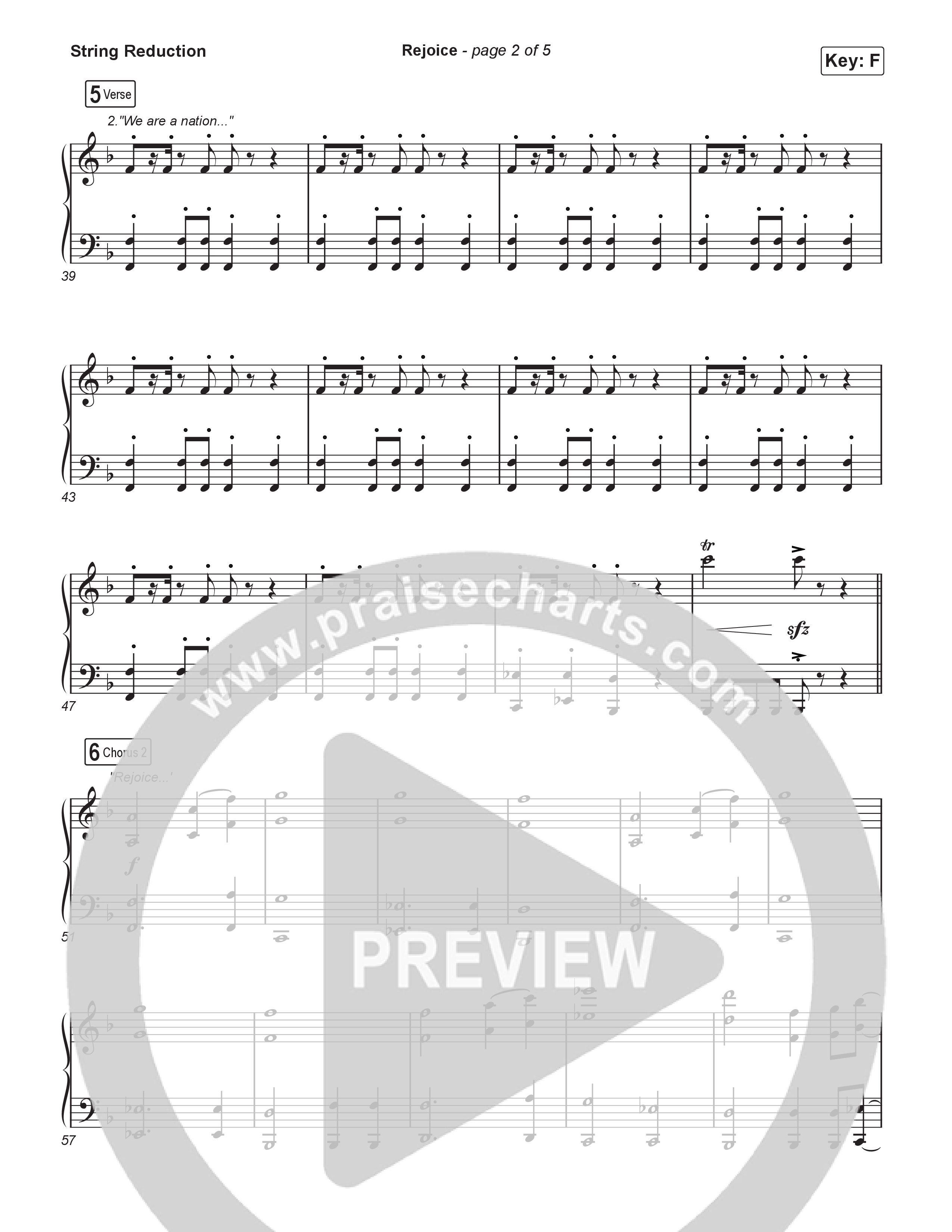 Rejoice (Choral Anthem SATB) String Reduction (Charity Gayle / Arr. Luke Gambill)