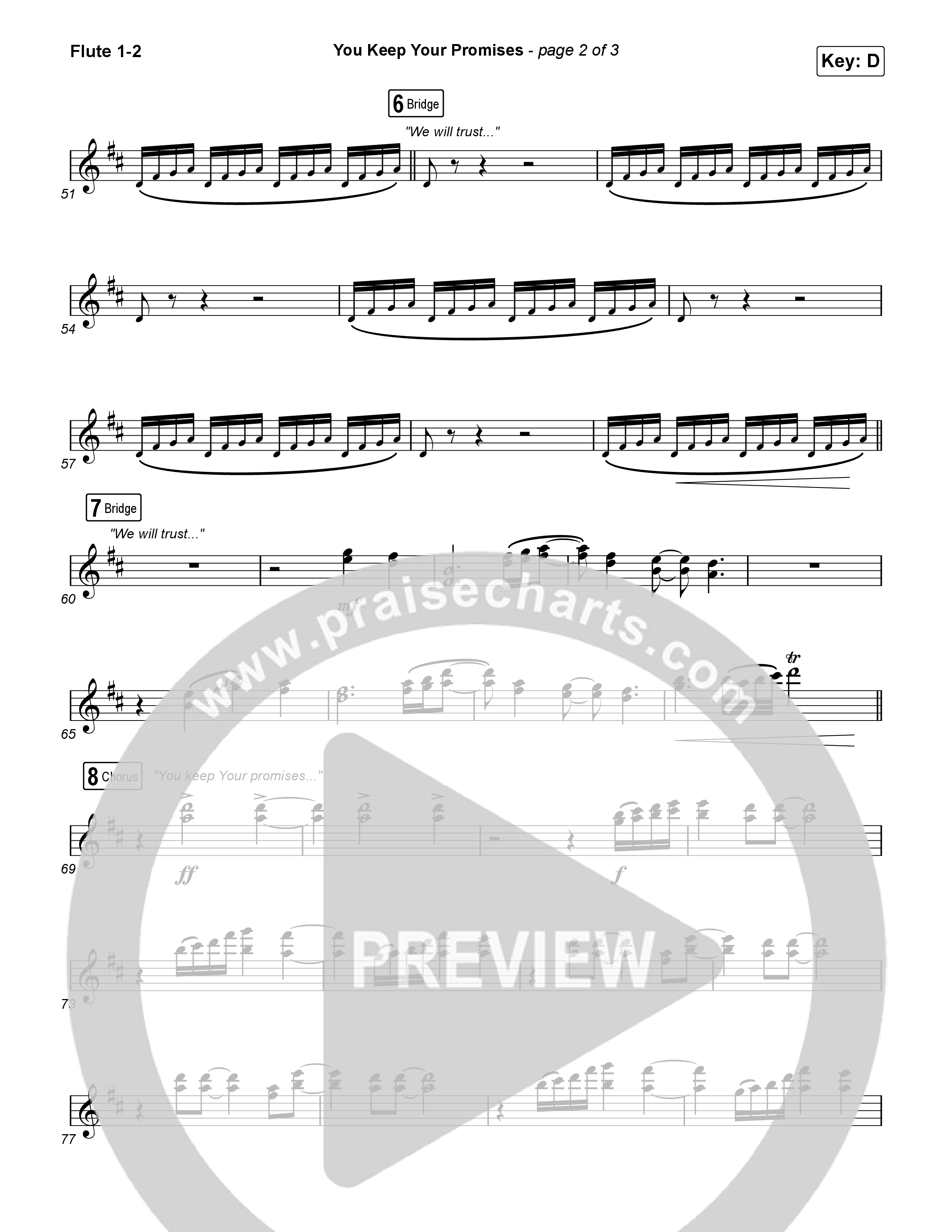 You Keep Your Promises (Choral Anthem SATB) Wind Pack (Charity Gayle / Arr. Luke Gambill)