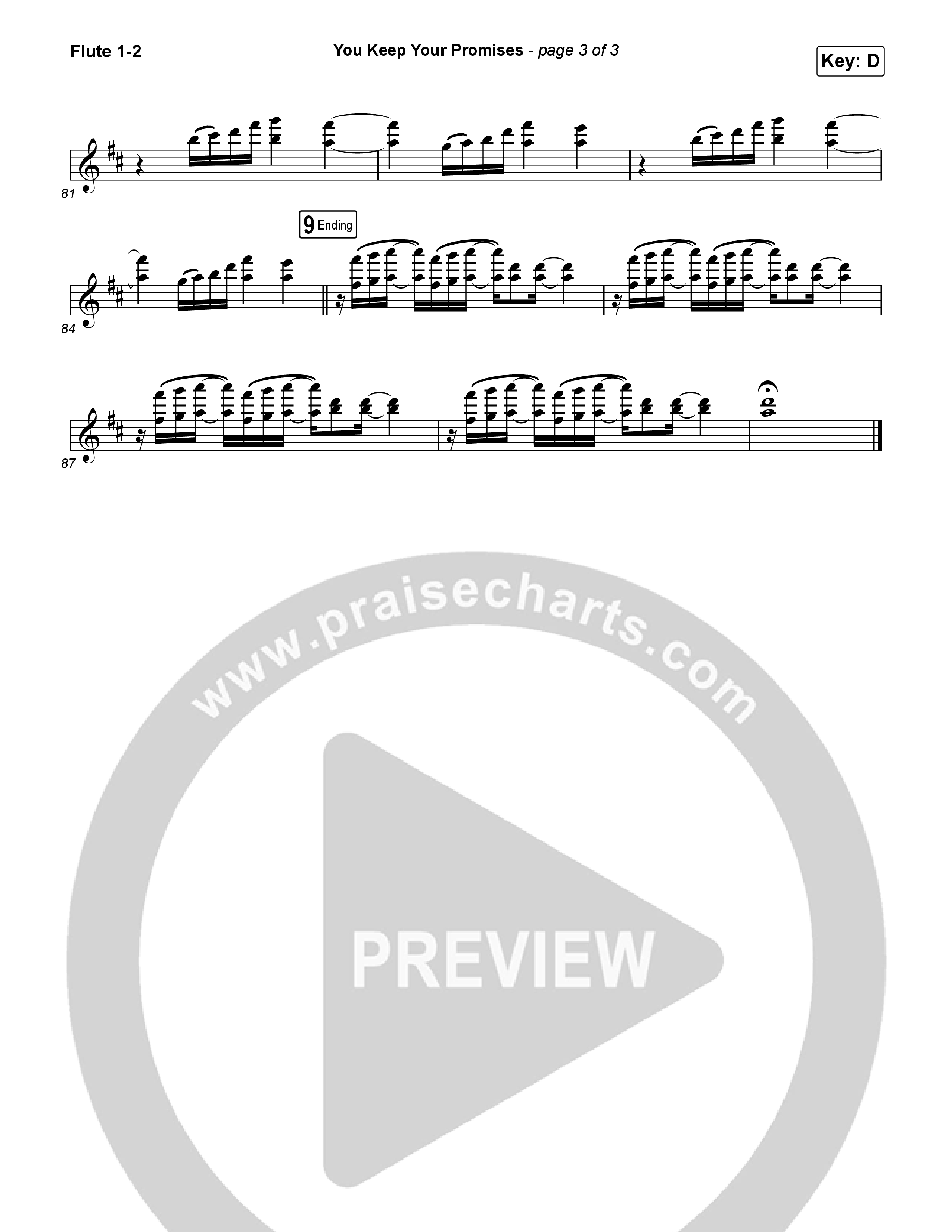 You Keep Your Promises (Choral Anthem SATB) Wind Pack (Charity Gayle / Arr. Luke Gambill)