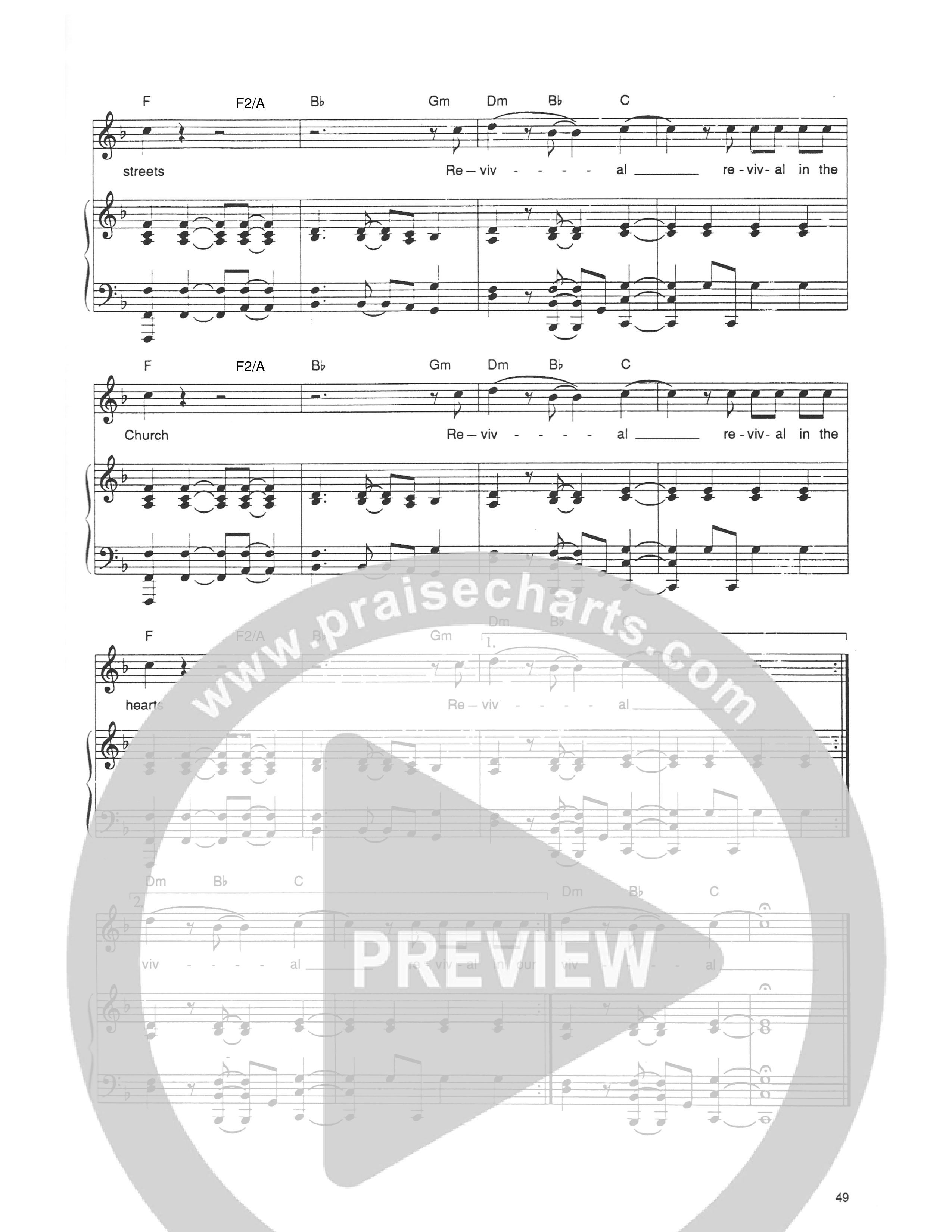 Revival Piano/Vocal (Geoff Bullock)