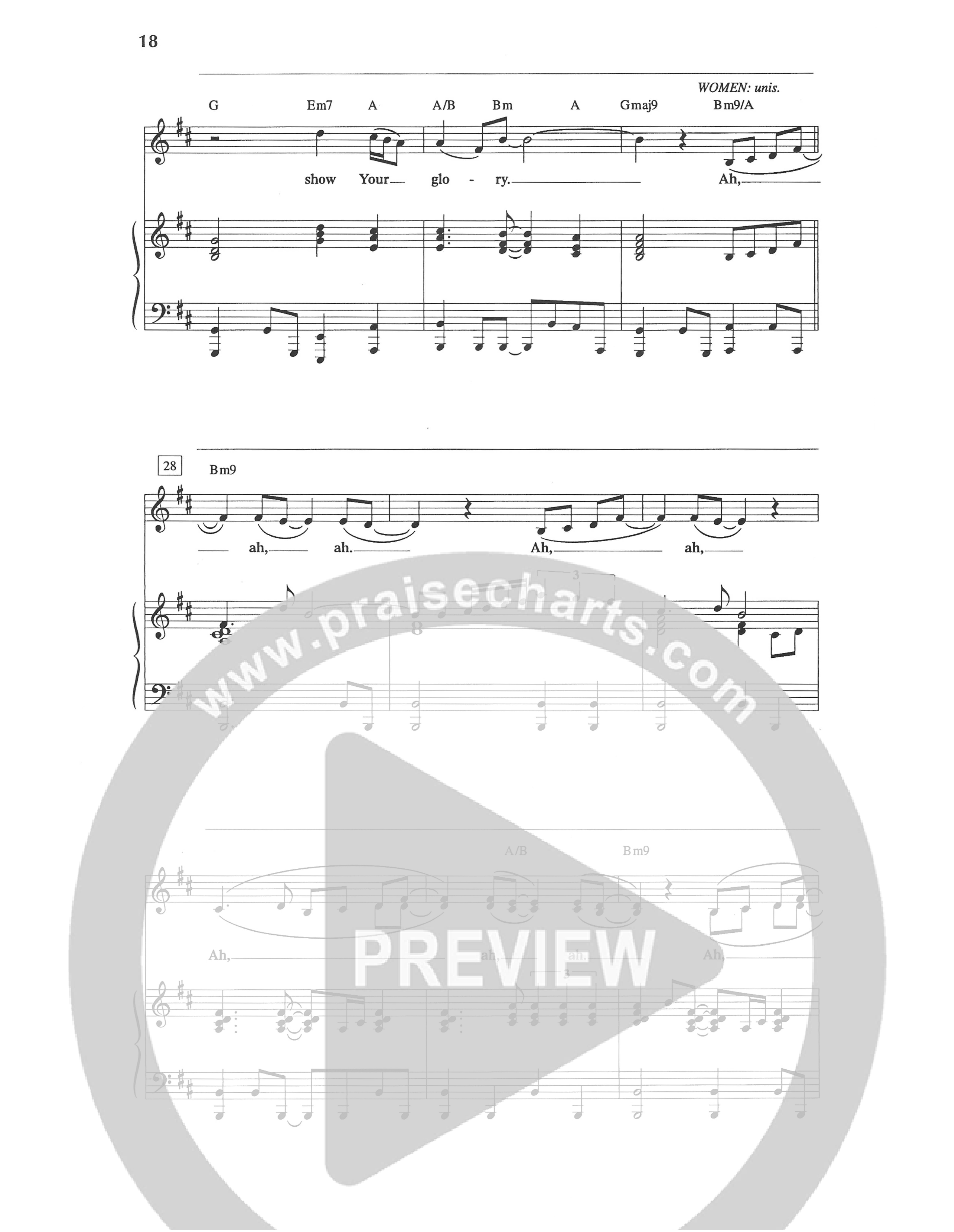 Show Your Glory Piano/Vocal (Geoff Bullock)