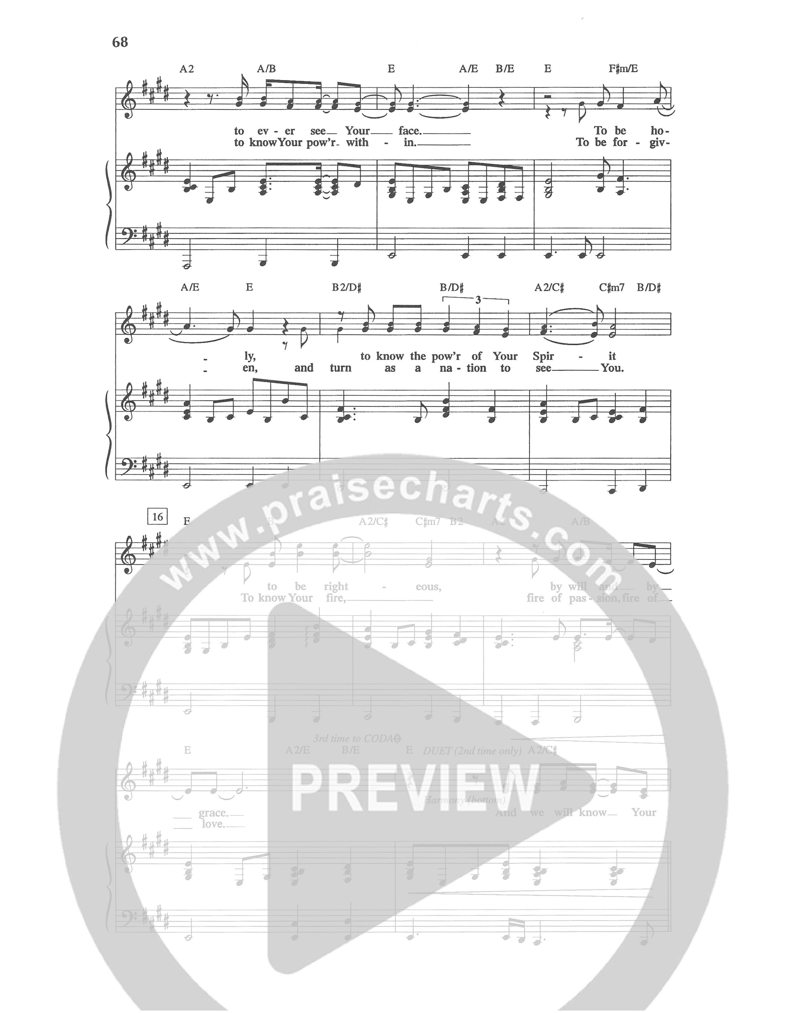 We Need Reviving Piano/Vocal (Geoff Bullock)