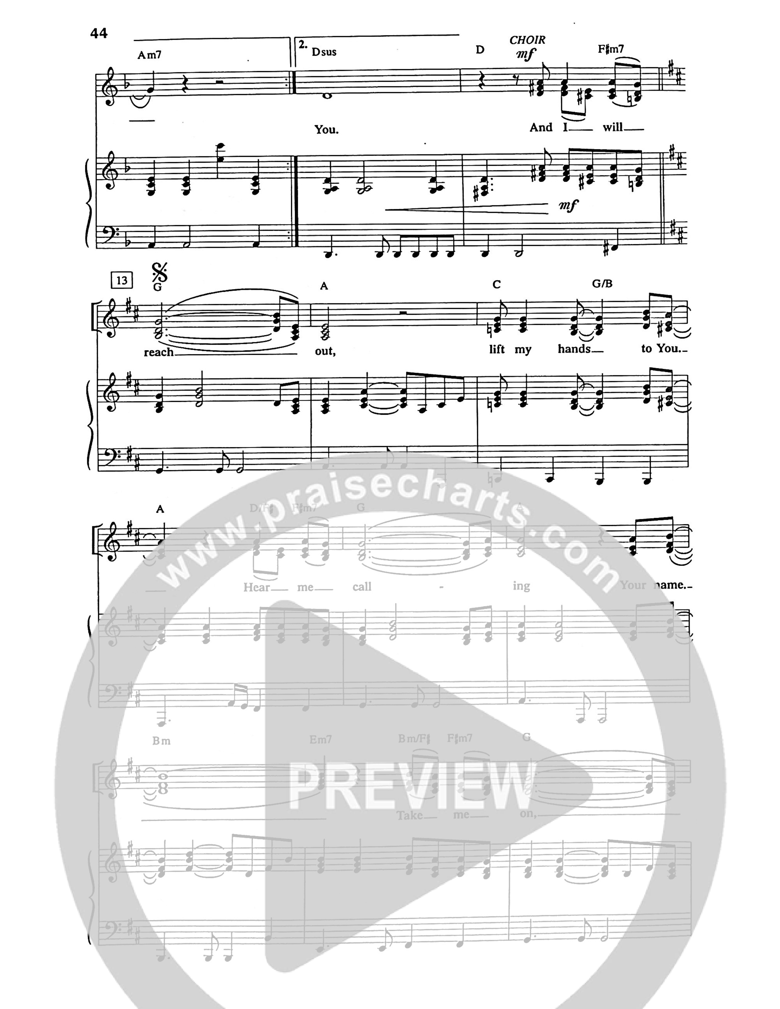 Here I Am Piano/Vocal (Geoff Bullock)