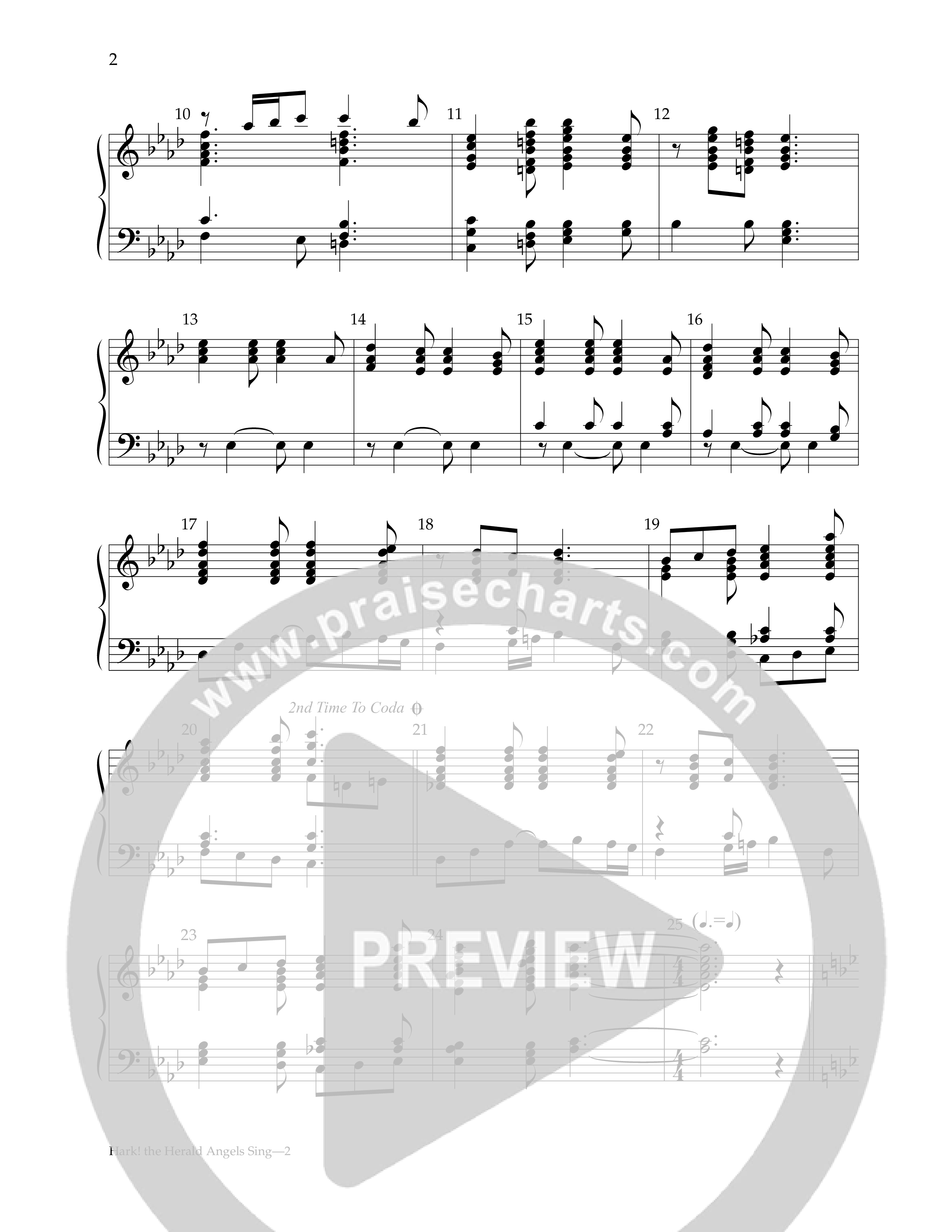 Hark The Herald Angels Sing (Handbells) Handbells (Lifeway Worship / Arr. Glenn Eernisse)