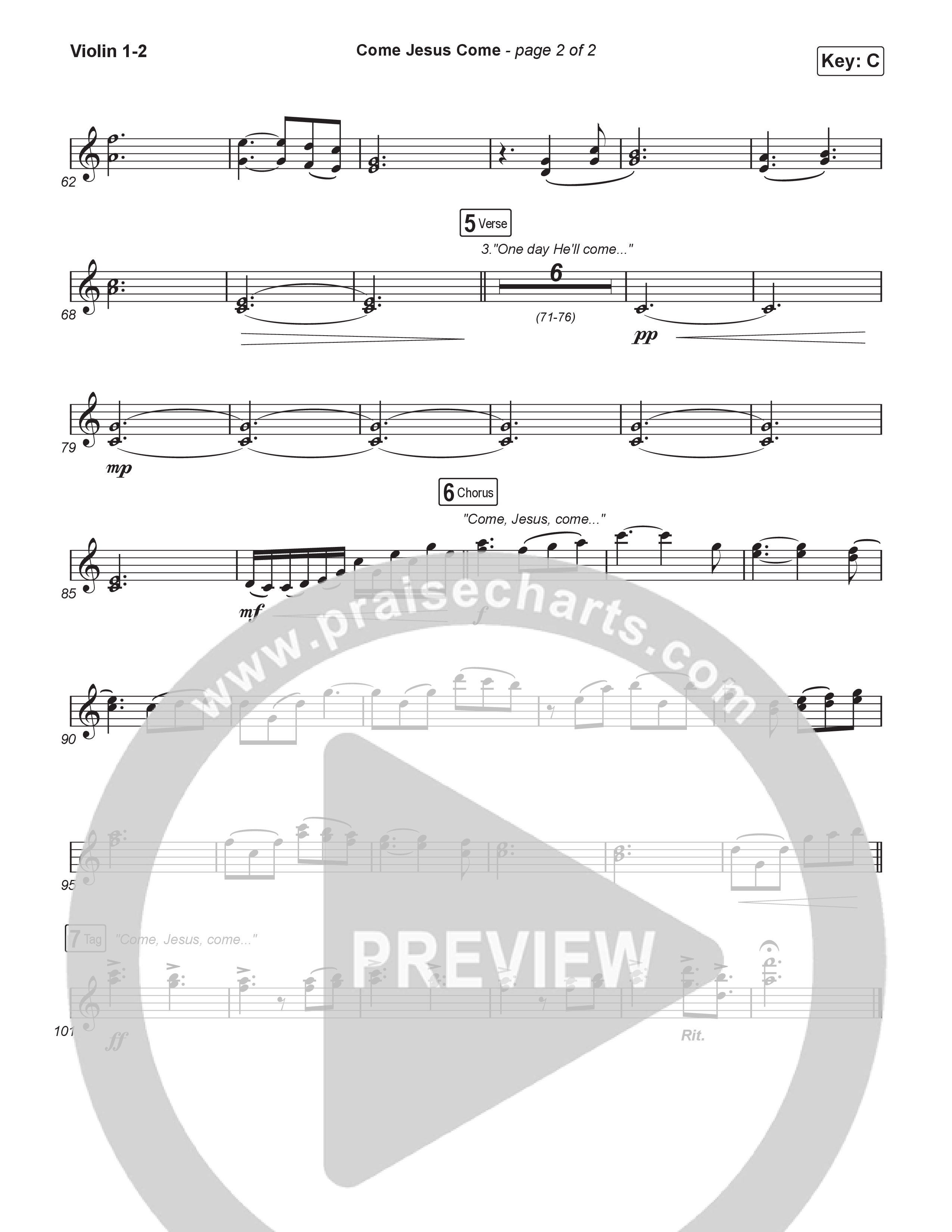 Come Jesus Come (Sing It Now) String Pack (CeCe Winans / Arr. Luke Gambill)