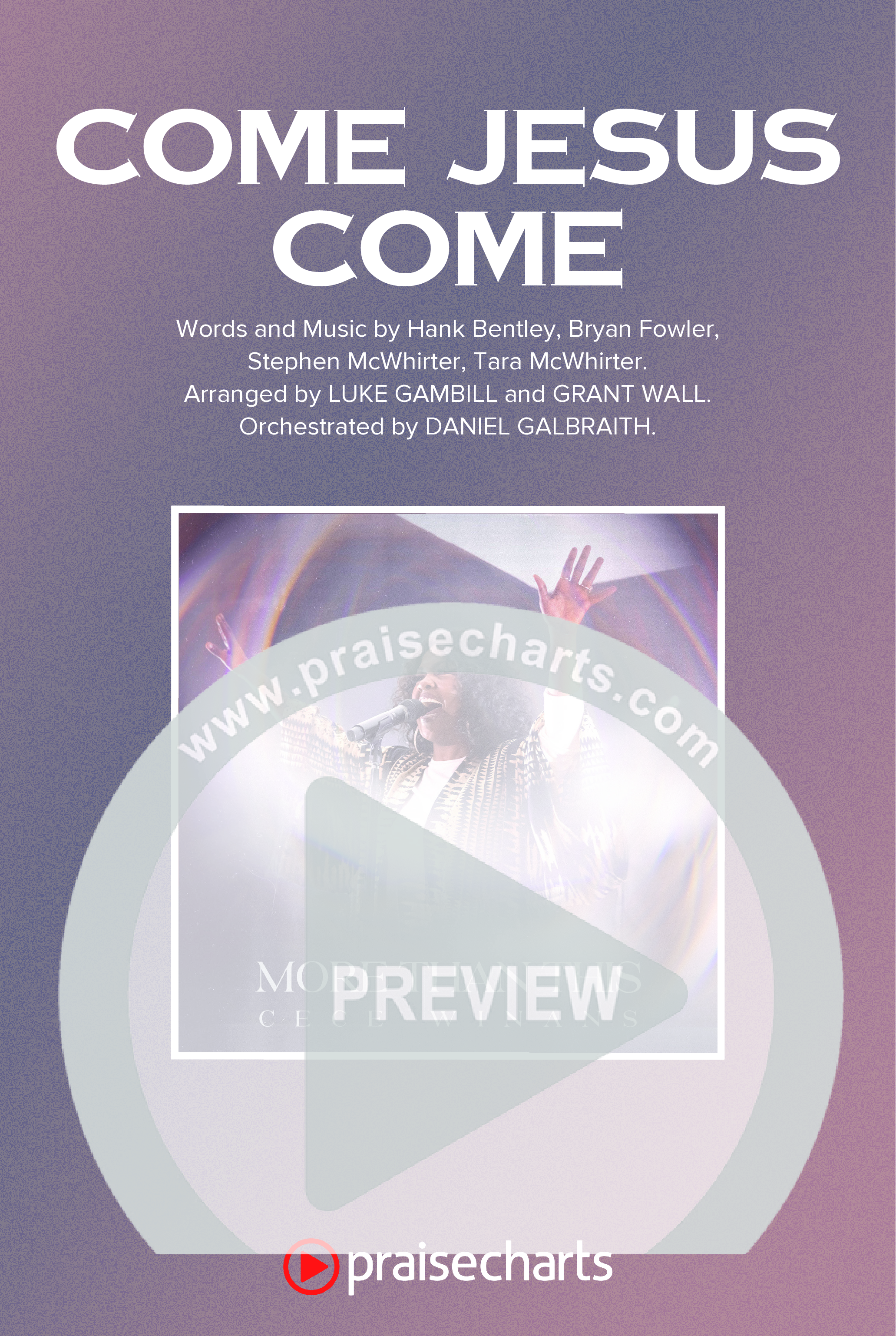 Come Jesus Come (Unison/2-Part) Octavo Cover Sheet (CeCe Winans / Arr. Luke Gambill)