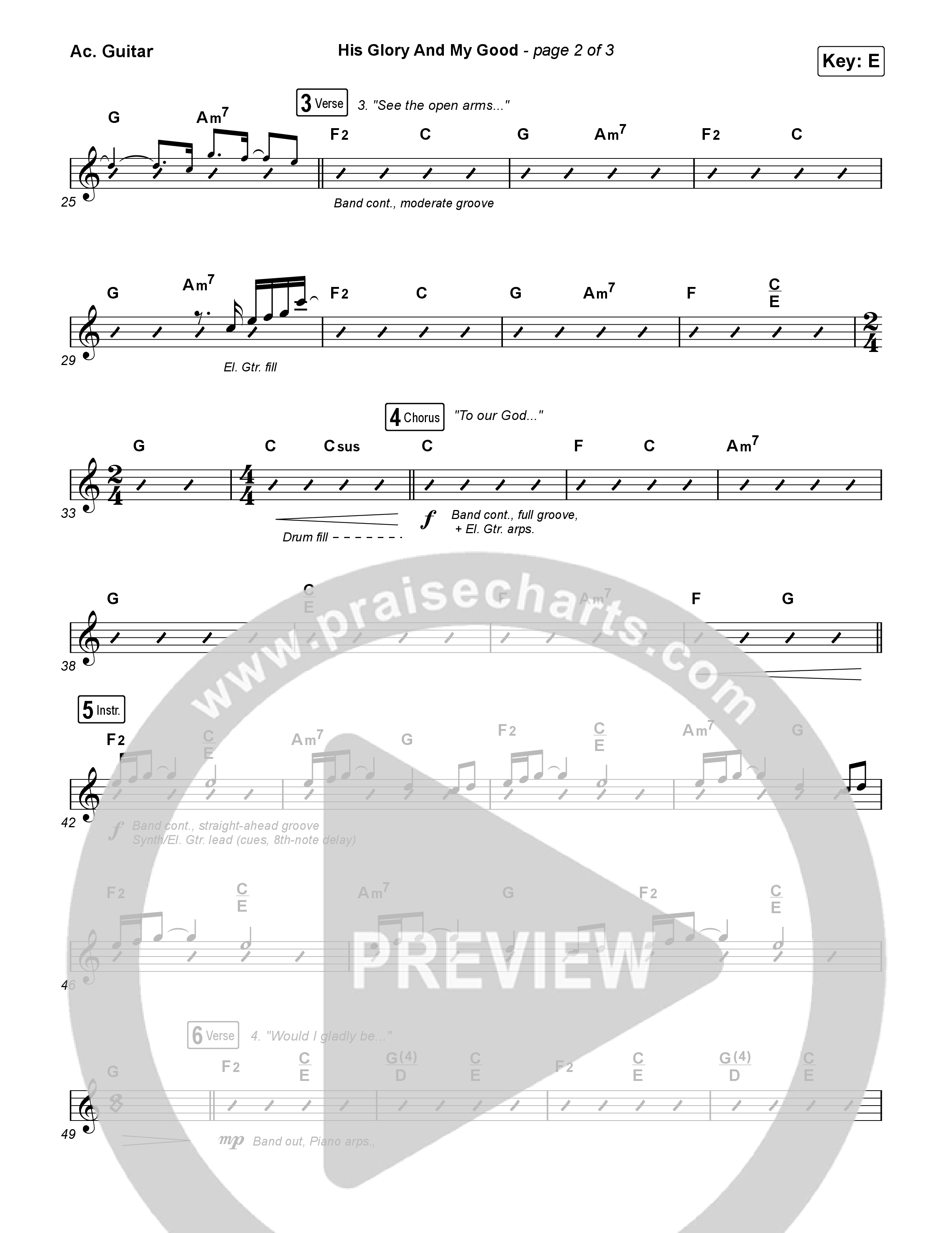 His Glory And My Good Acoustic Guitar (CityAlight)