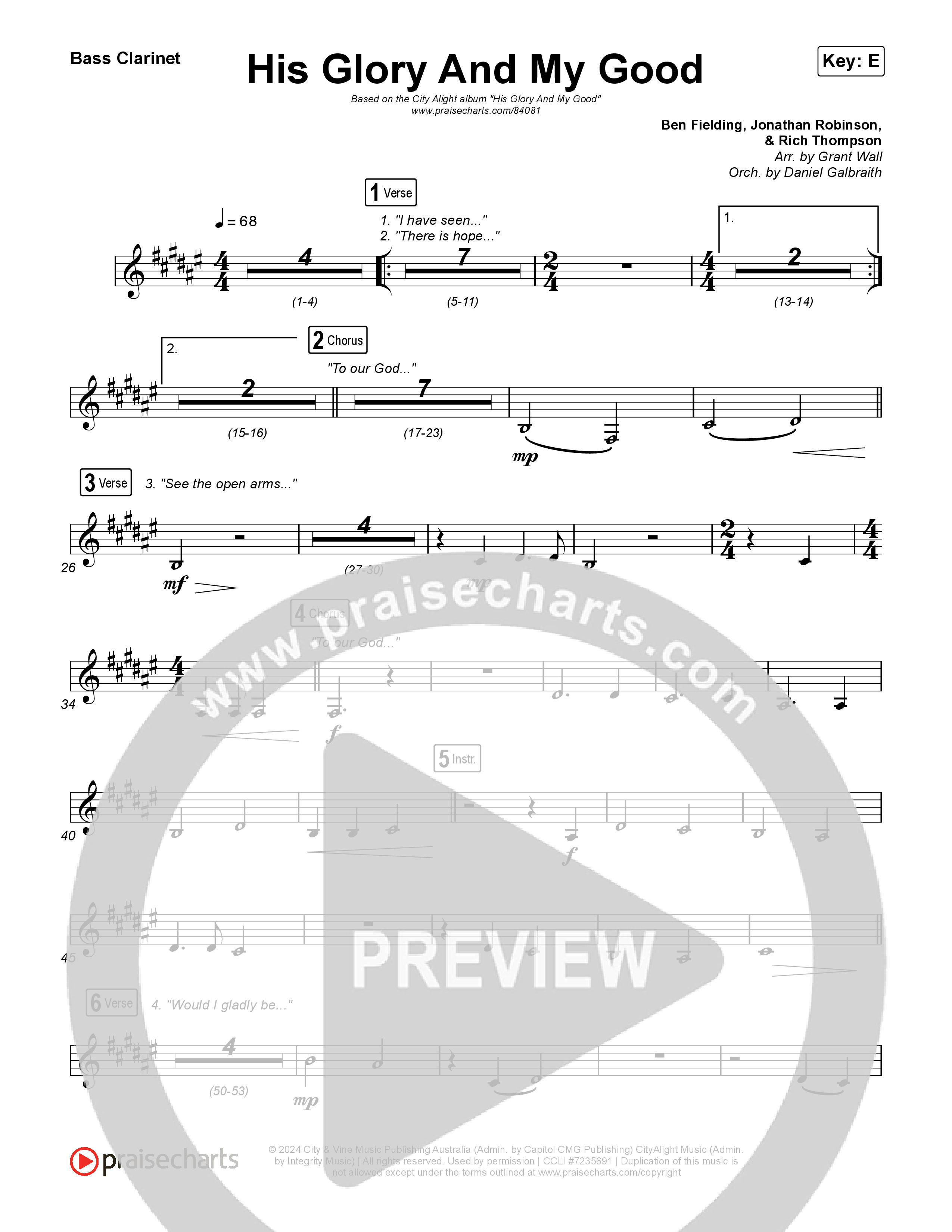 His Glory And My Good Bass Clarinet (CityAlight)