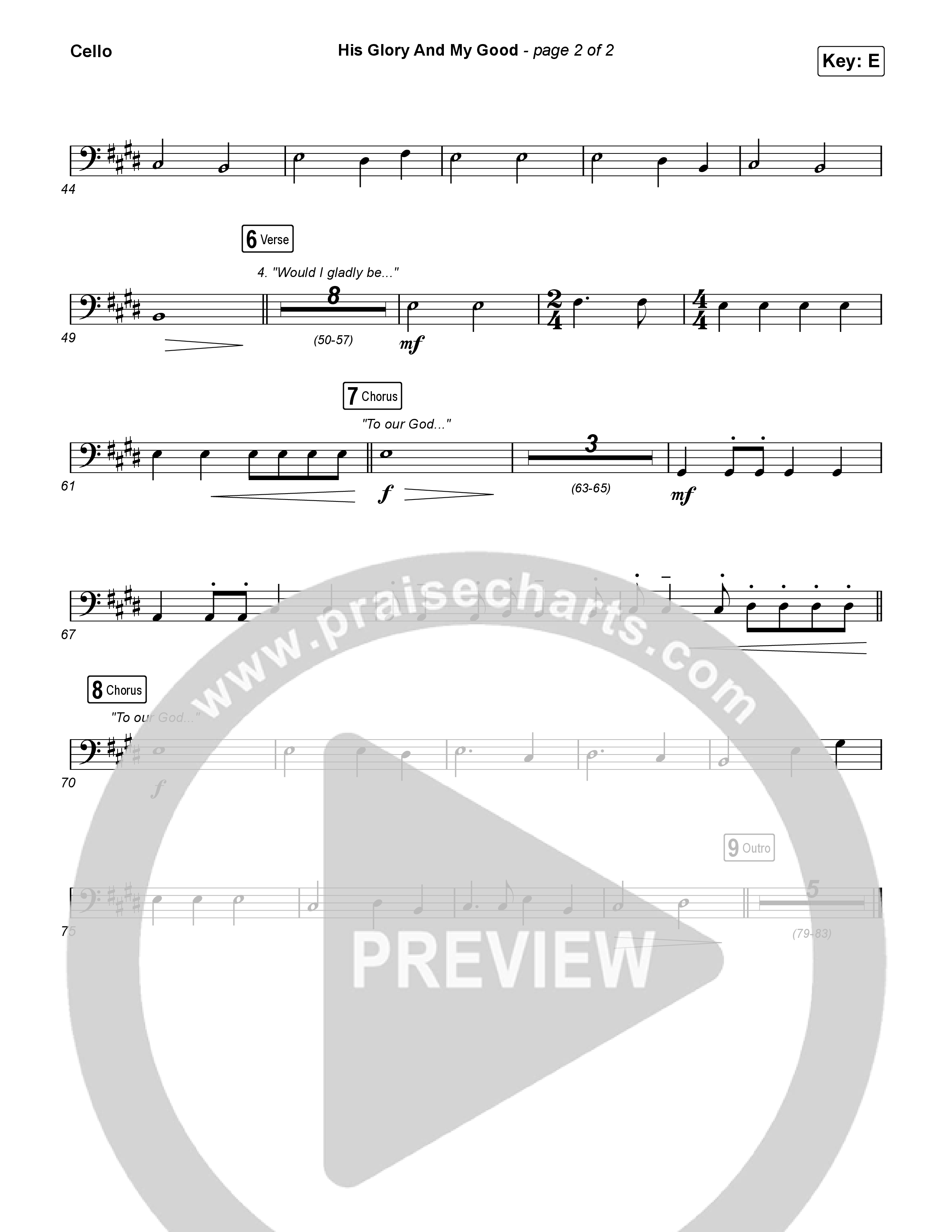 His Glory And My Good Cello (CityAlight)