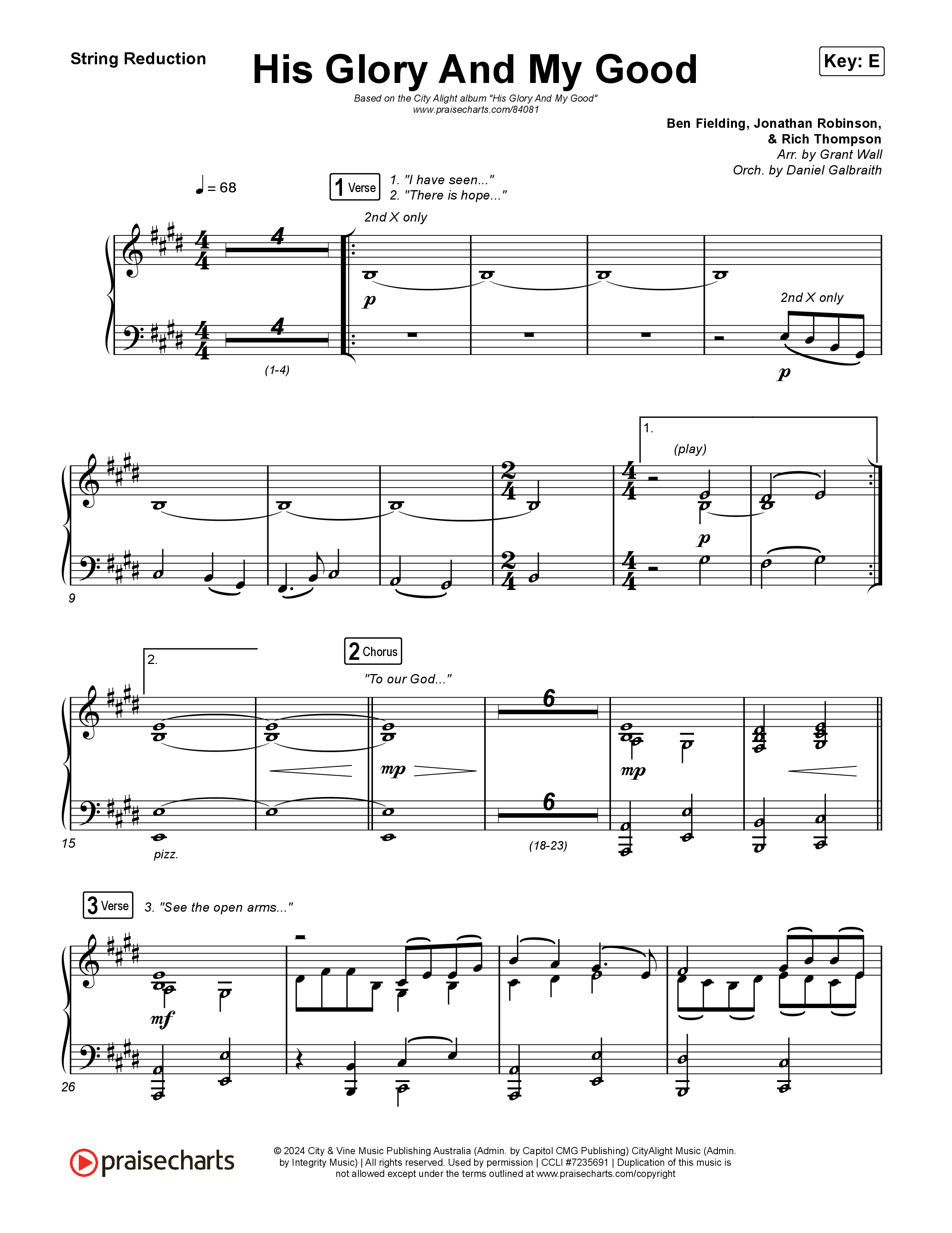 His Glory And My Good String Reduction (CityAlight)