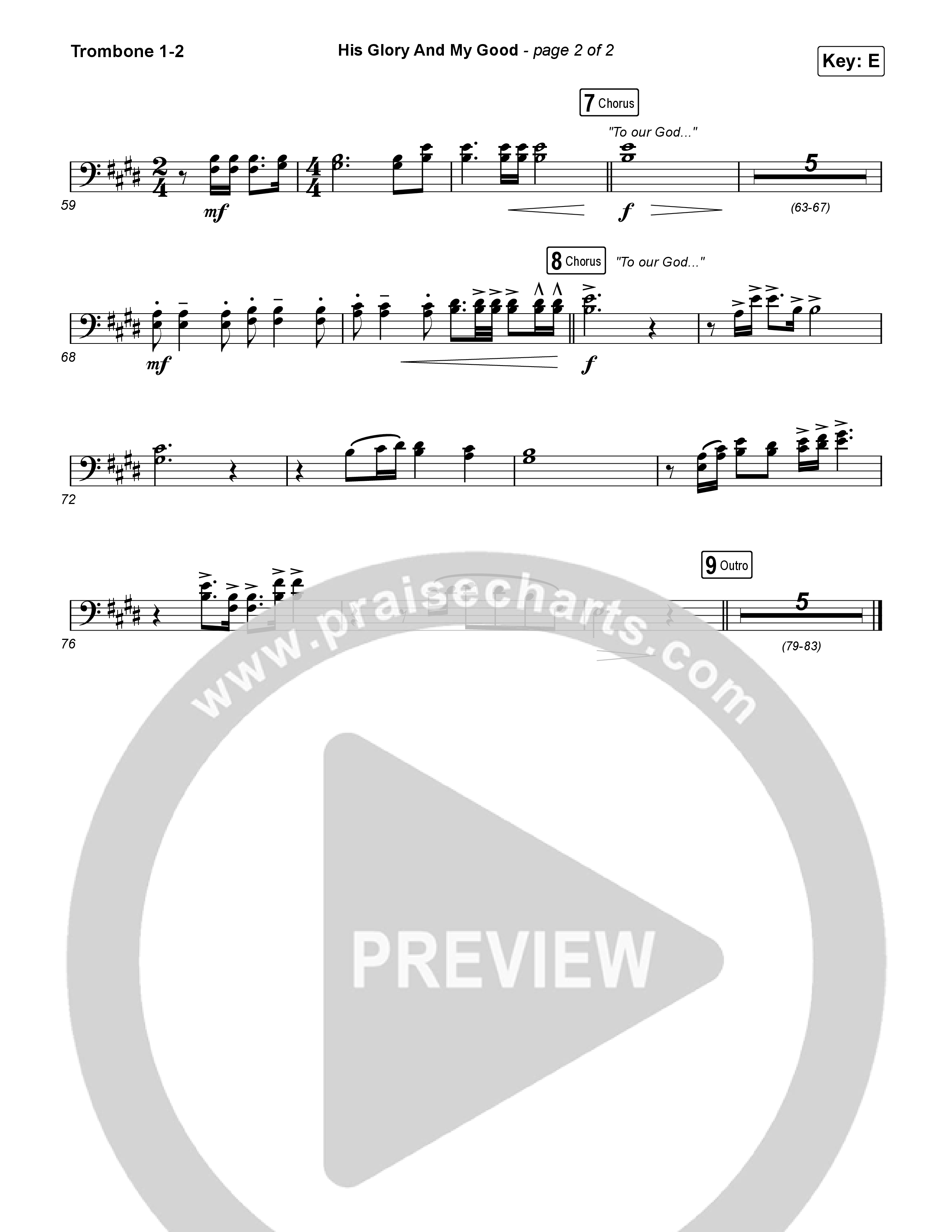 His Glory And My Good Trombone 1/2 (CityAlight)