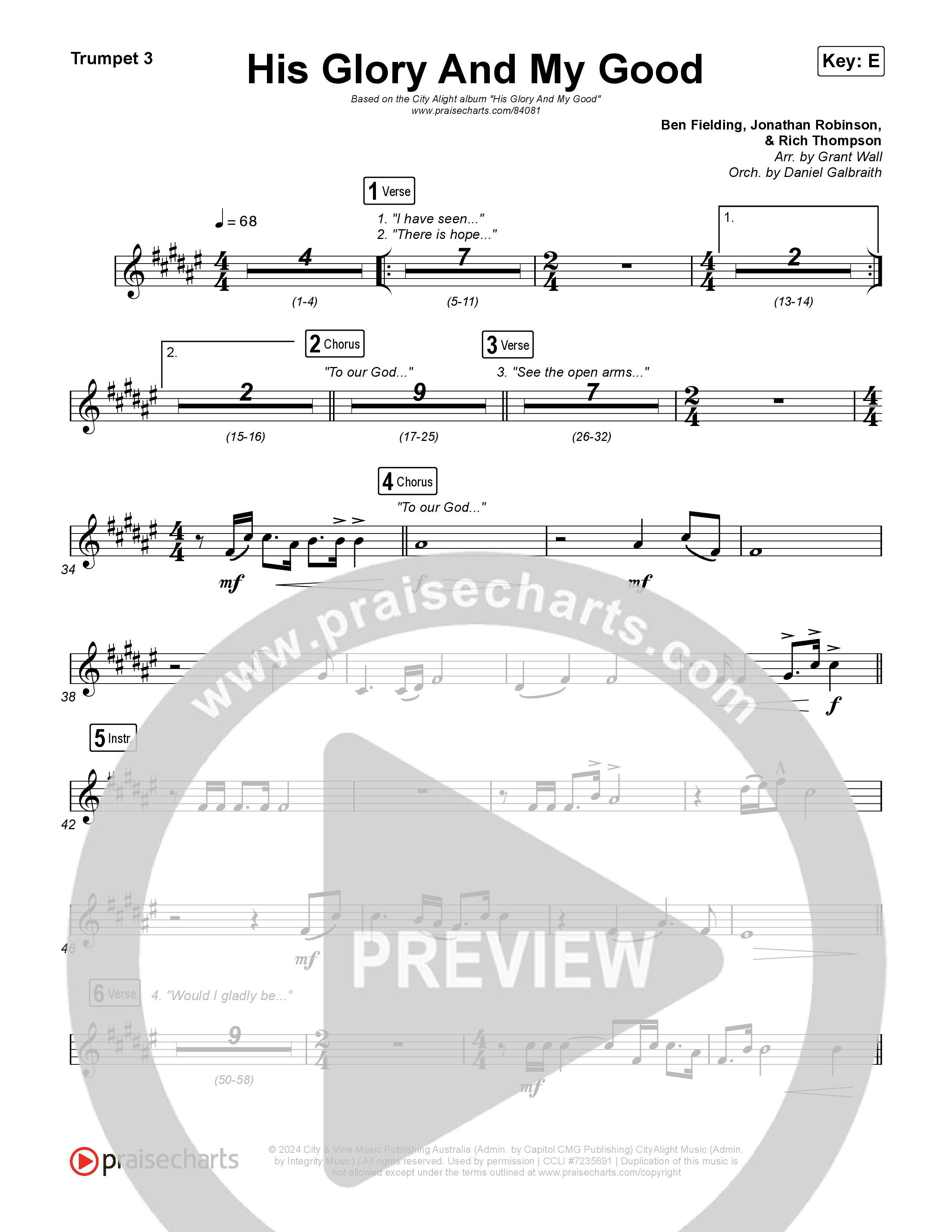 His Glory And My Good Trumpet 1,2 (CityAlight)