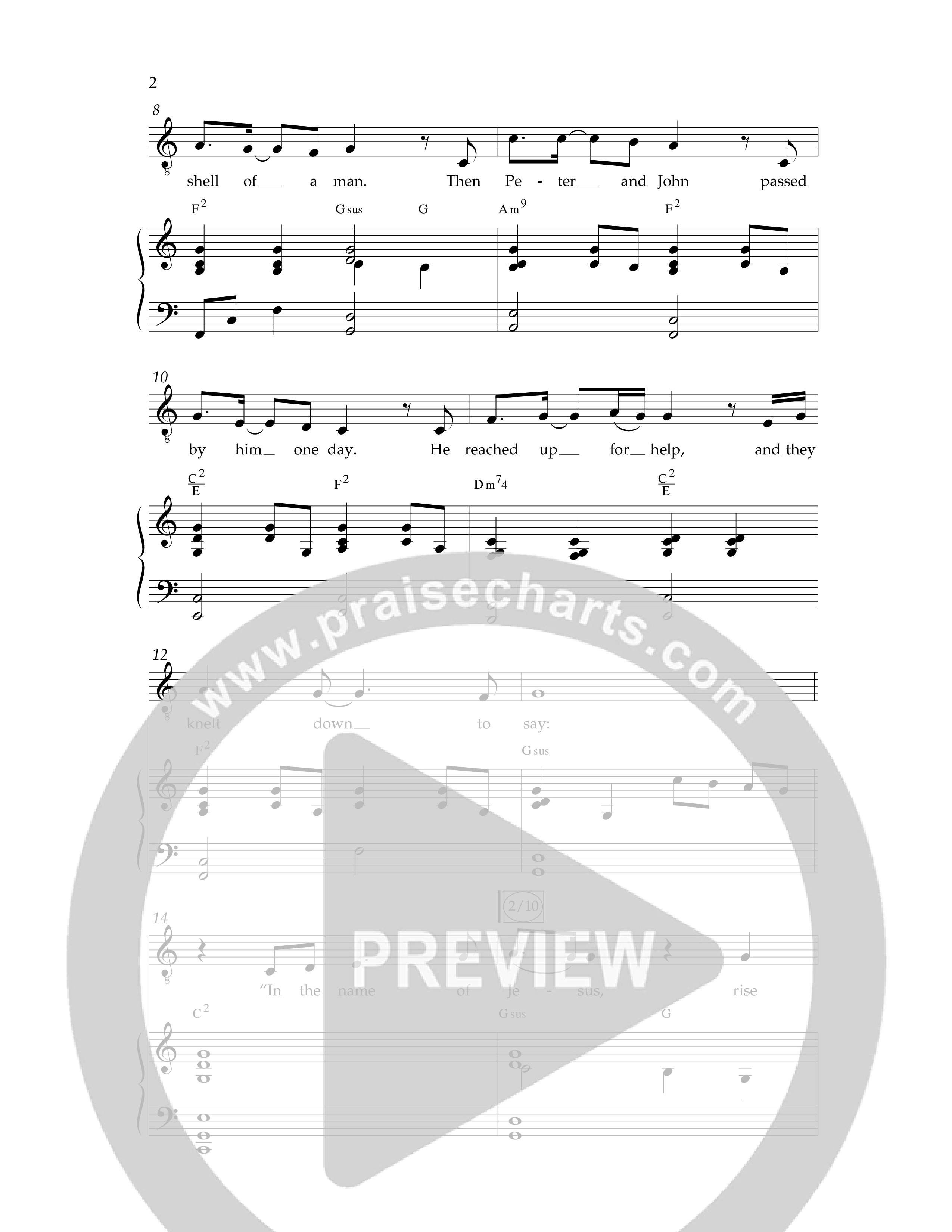 In The Name Of Jesus (Choral Anthem SATB) Anthem (SATB/Piano) (Lifeway Choral / Arr. Jay Rouse)