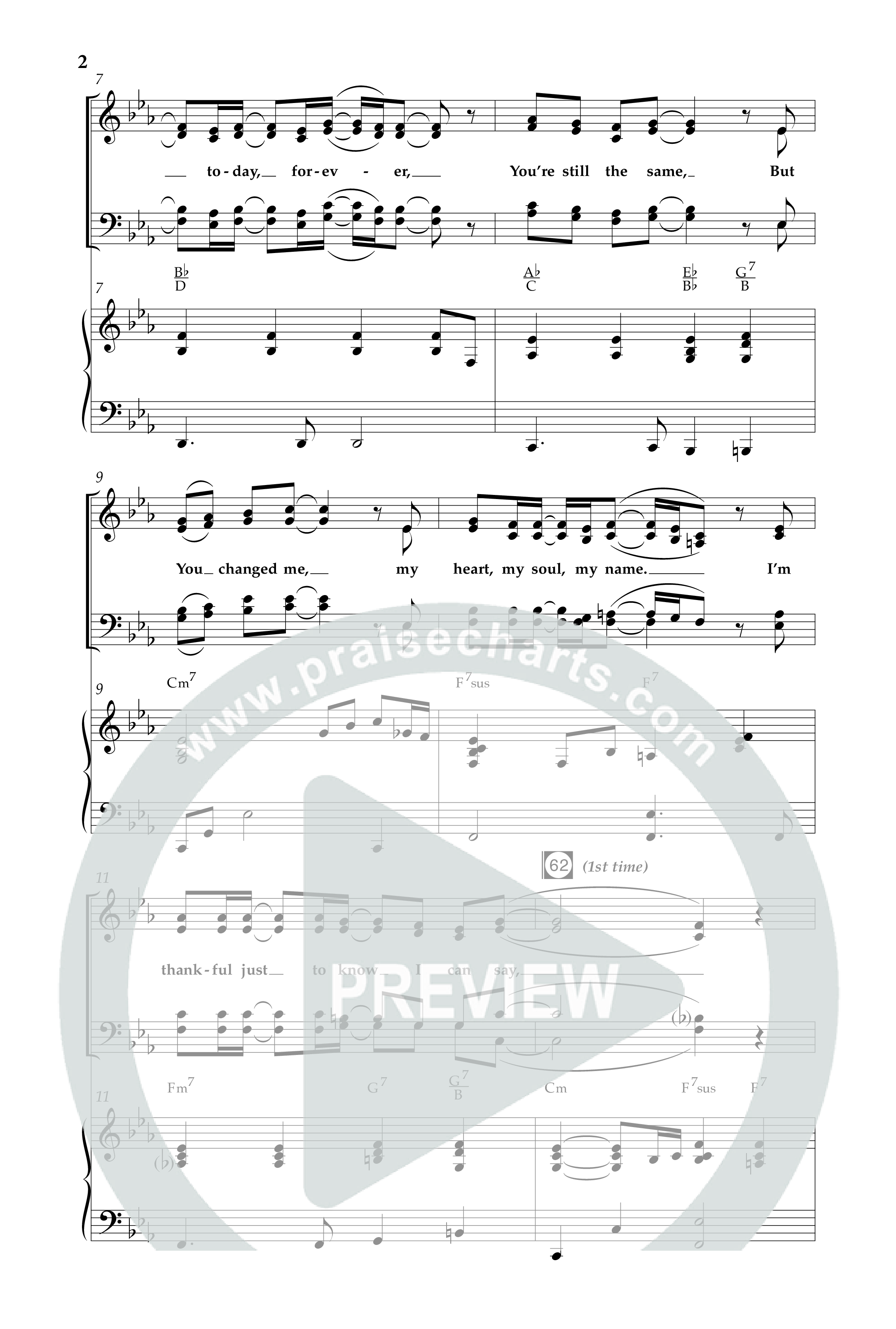 Lord You Never Change (Choral Anthem SATB) Anthem (SATB/Piano) (Lifeway Choral / Arr. Dave Williamson)