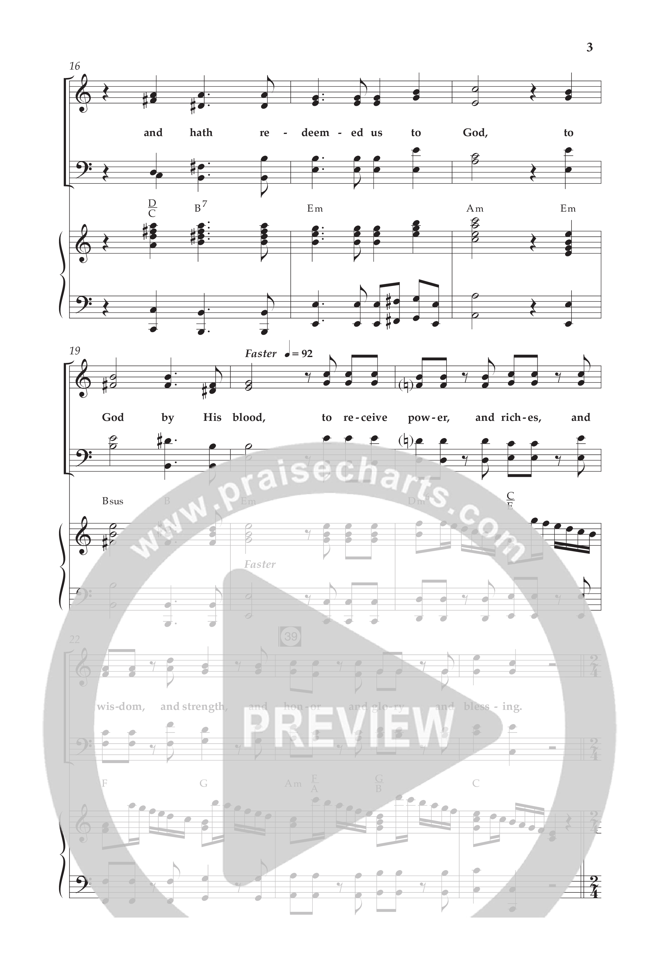 Messiah Medley (with Worthy Is The Lamb, Hallelujah Chorus) (Choral Anthem SATB) Anthem (SATB/Piano) (Lifeway Choral / Arr. Dave Williamson)