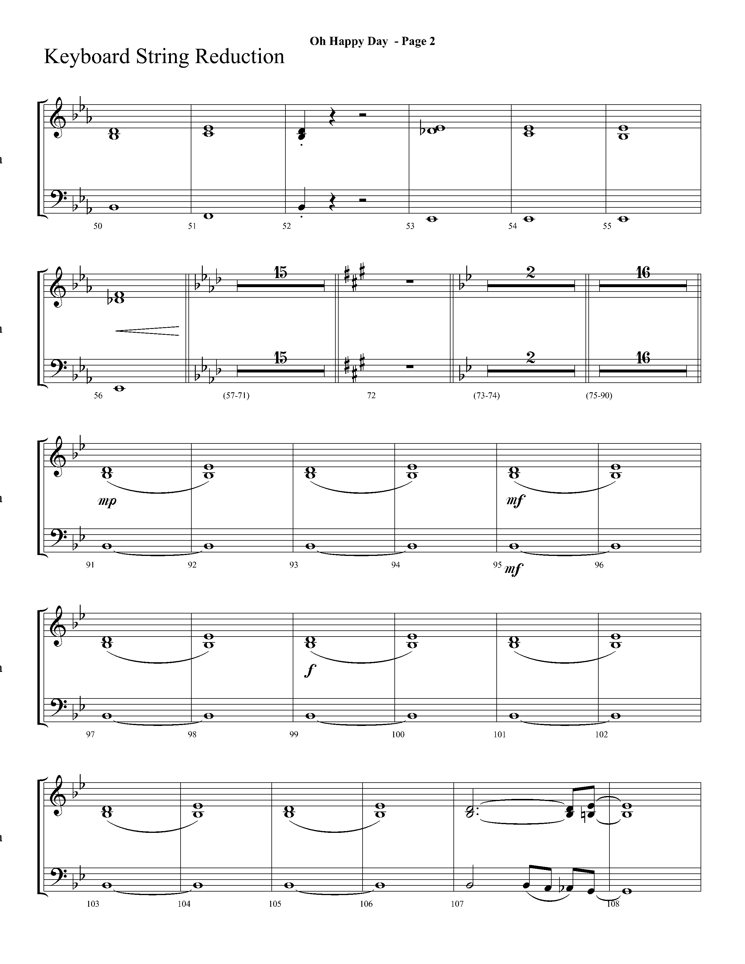 Oh Happy Day (with I Never Shall Forget The Day) (Choral Anthem SATB) String Reduction (Lifeway Choral / Arr. Dave Williamson)