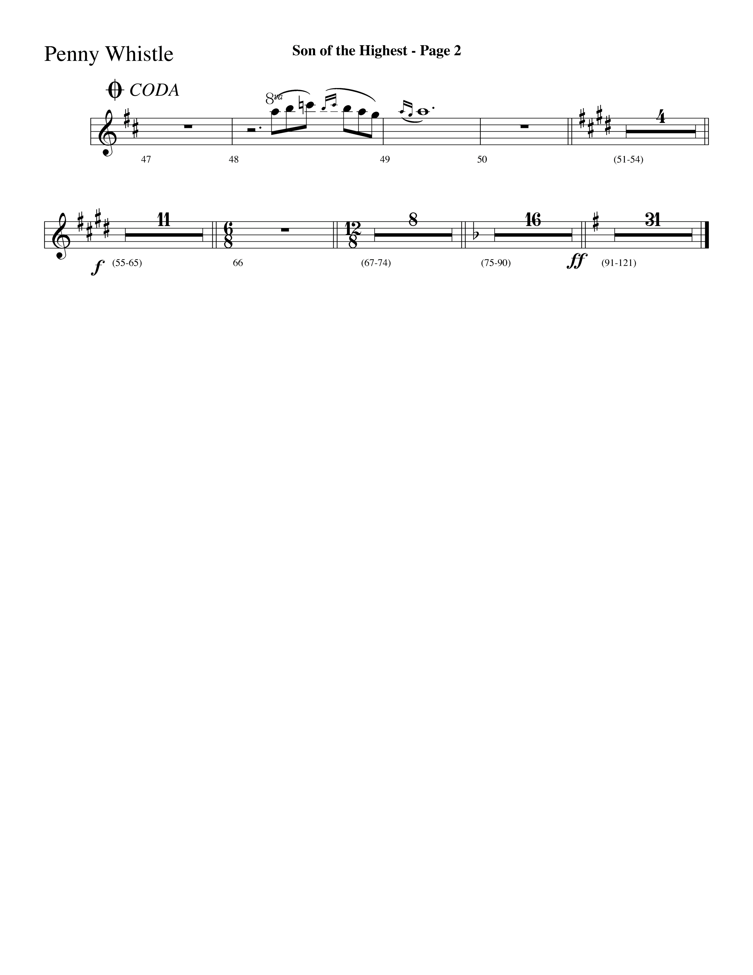 Son Of The Highest (with Righteous And Eternal One, Joyful Joyful We Adore Thee, O Come Let Us Adore (Choral Anthem SATB) Pennywhistle (Lifeway Choral / Arr. Dave Williamson)
