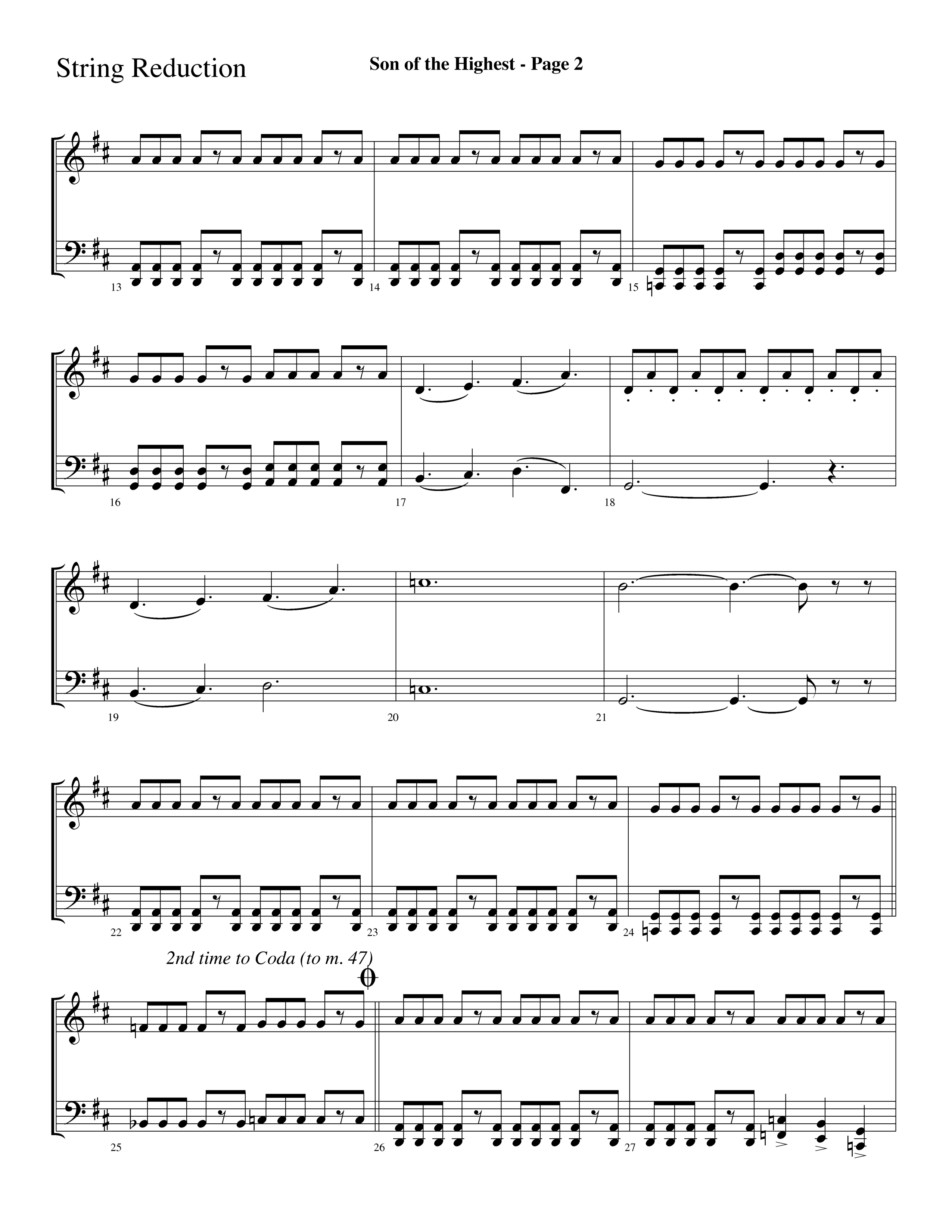 Son Of The Highest (with Righteous And Eternal One, Joyful Joyful We Adore Thee, O Come Let Us Adore (Choral Anthem SATB) String Reduction (Lifeway Choral / Arr. Dave Williamson)