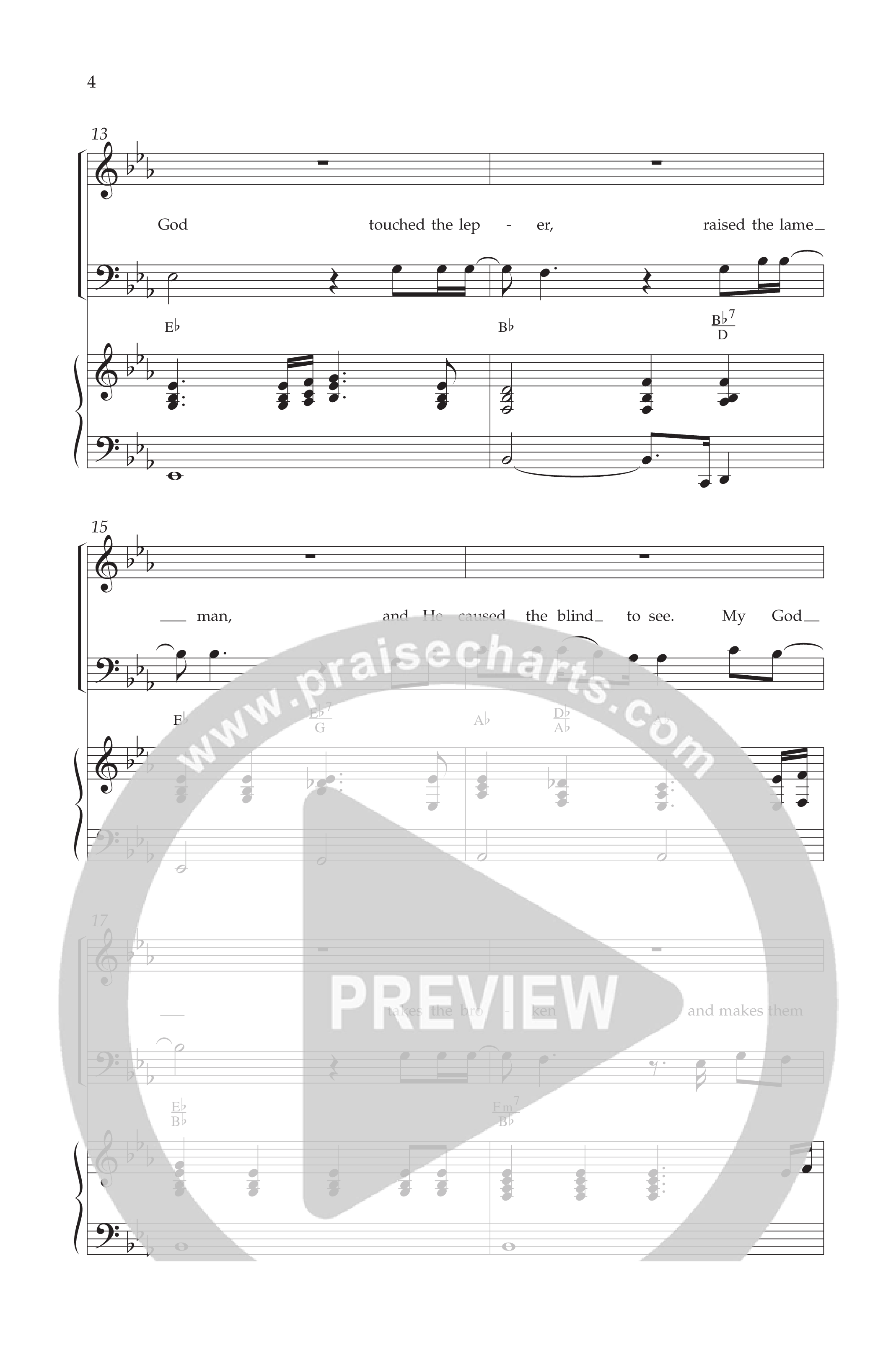 My God (Choral Anthem SATB) Anthem (SATB/Piano) (Lifeway Choral / Arr. Jason Webb)