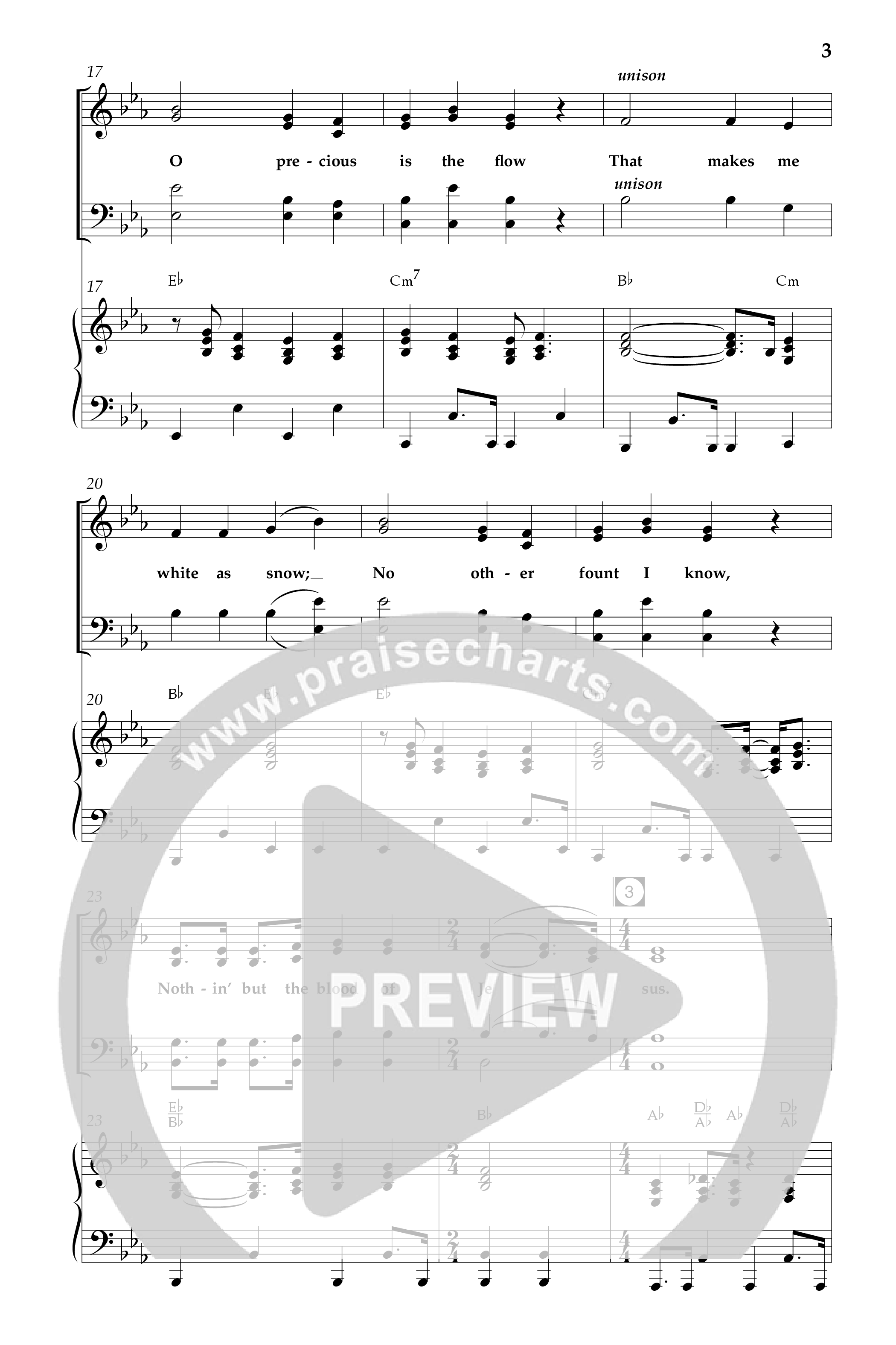 Nothing But The Blood (with Are You Washed In The Blood, There Is Power In The Blood) (Choral Anthem SATB) Anthem (SATB/Piano) (Lifeway Choral / Arr. Dave Williamson)