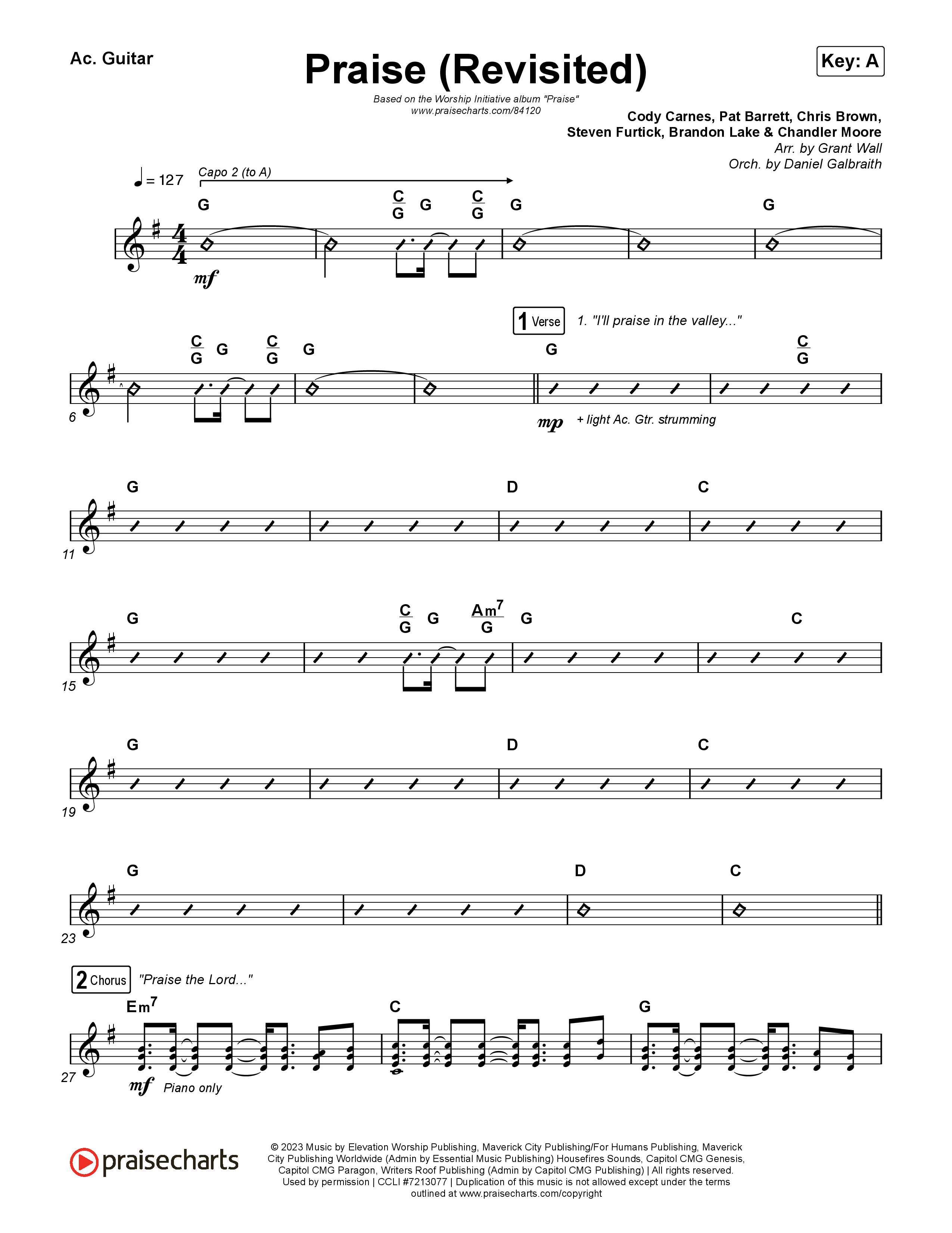 Praise (Revisited) Acoustic Guitar (The Worship Initiative)