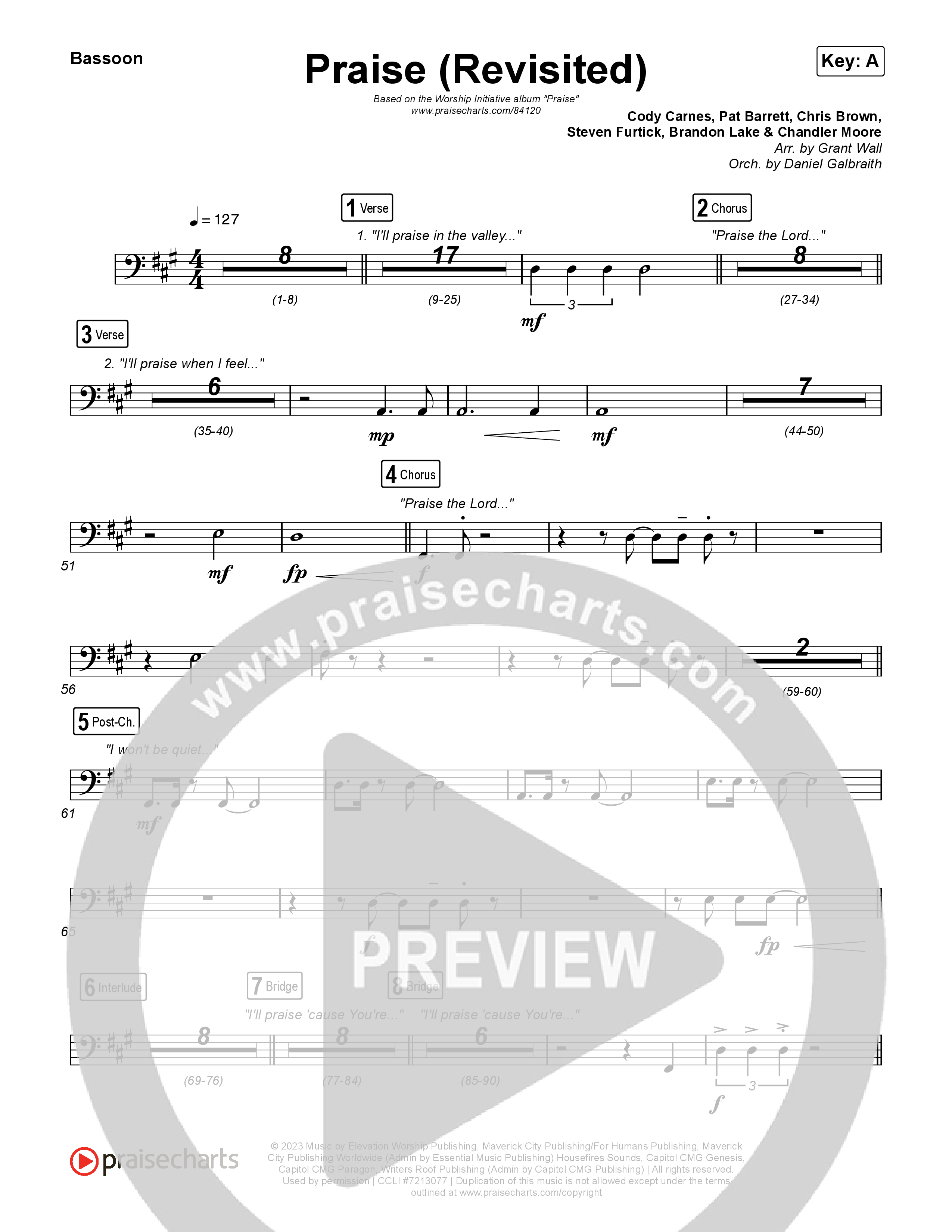 Praise (Revisited) Bassoon (The Worship Initiative)