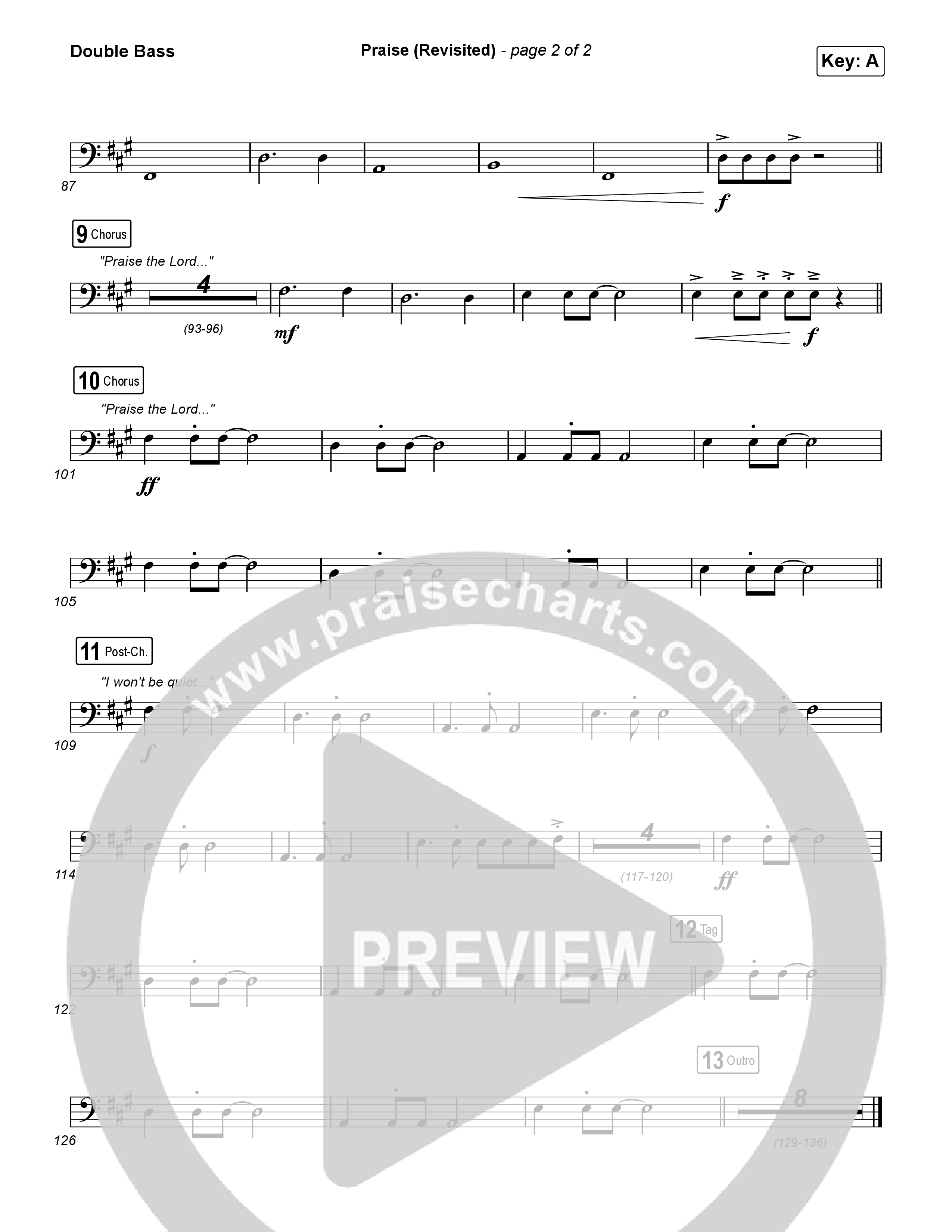 Praise (Revisited) String Bass (The Worship Initiative)