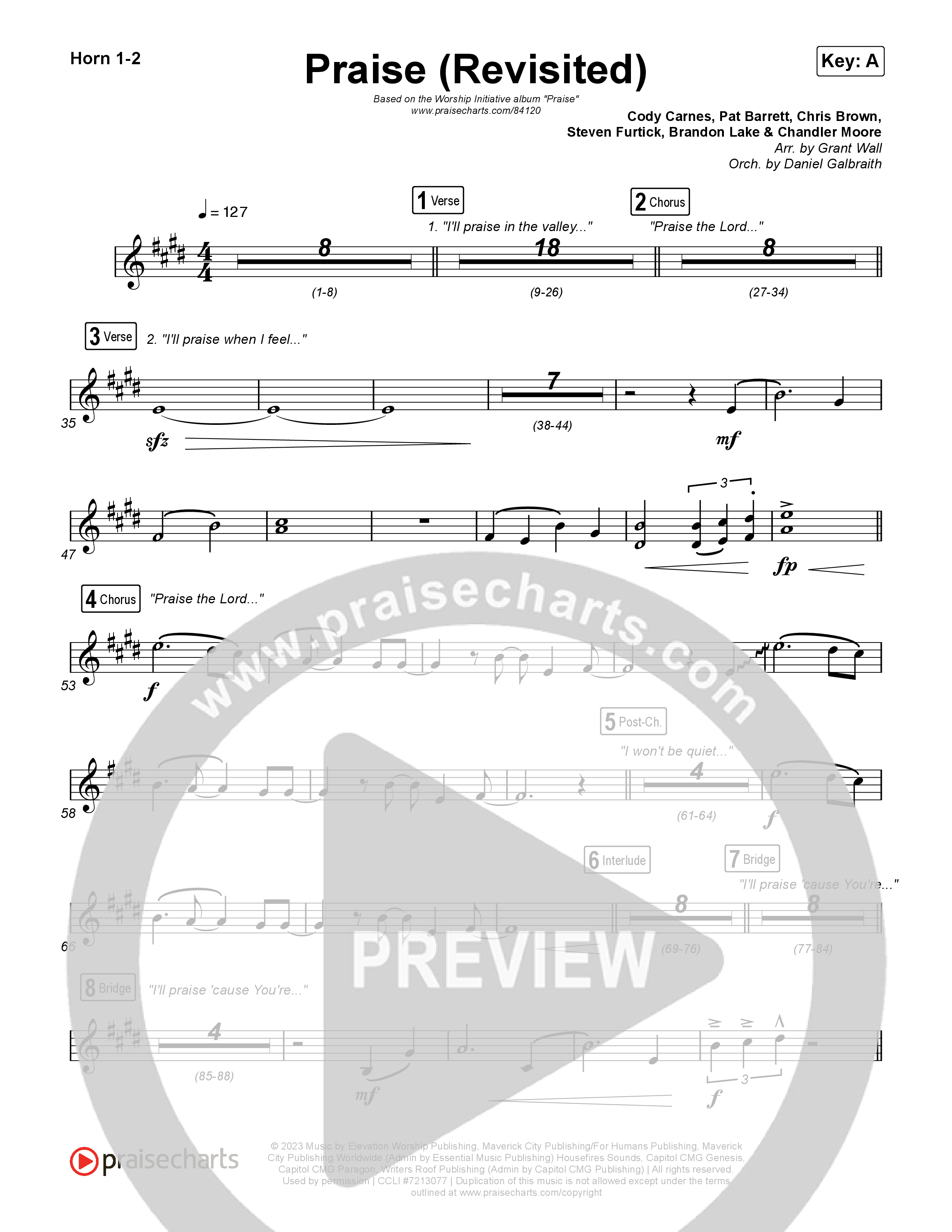 Praise (Revisited) French Horn 1,2 (The Worship Initiative)