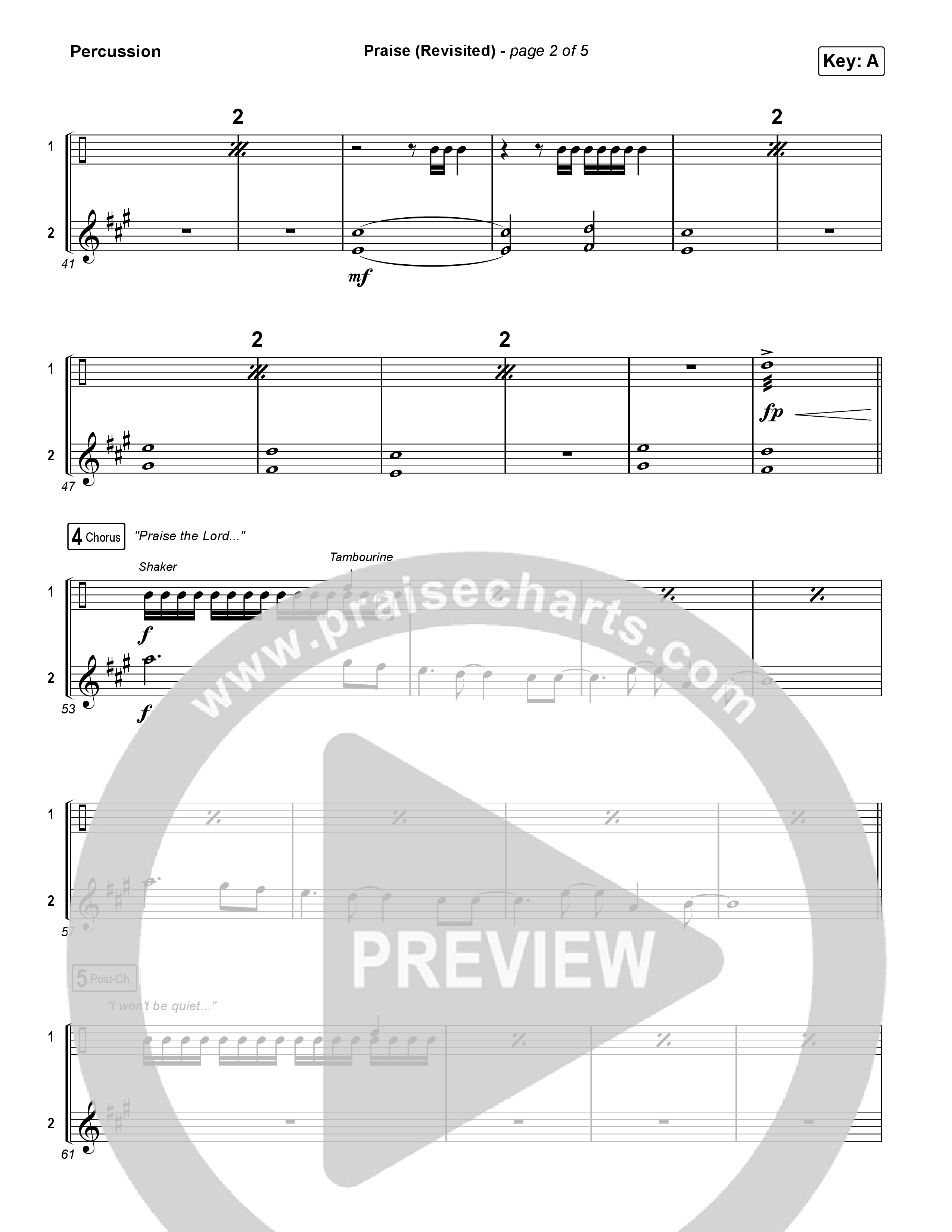 Praise (Revisited) Percussion (The Worship Initiative)