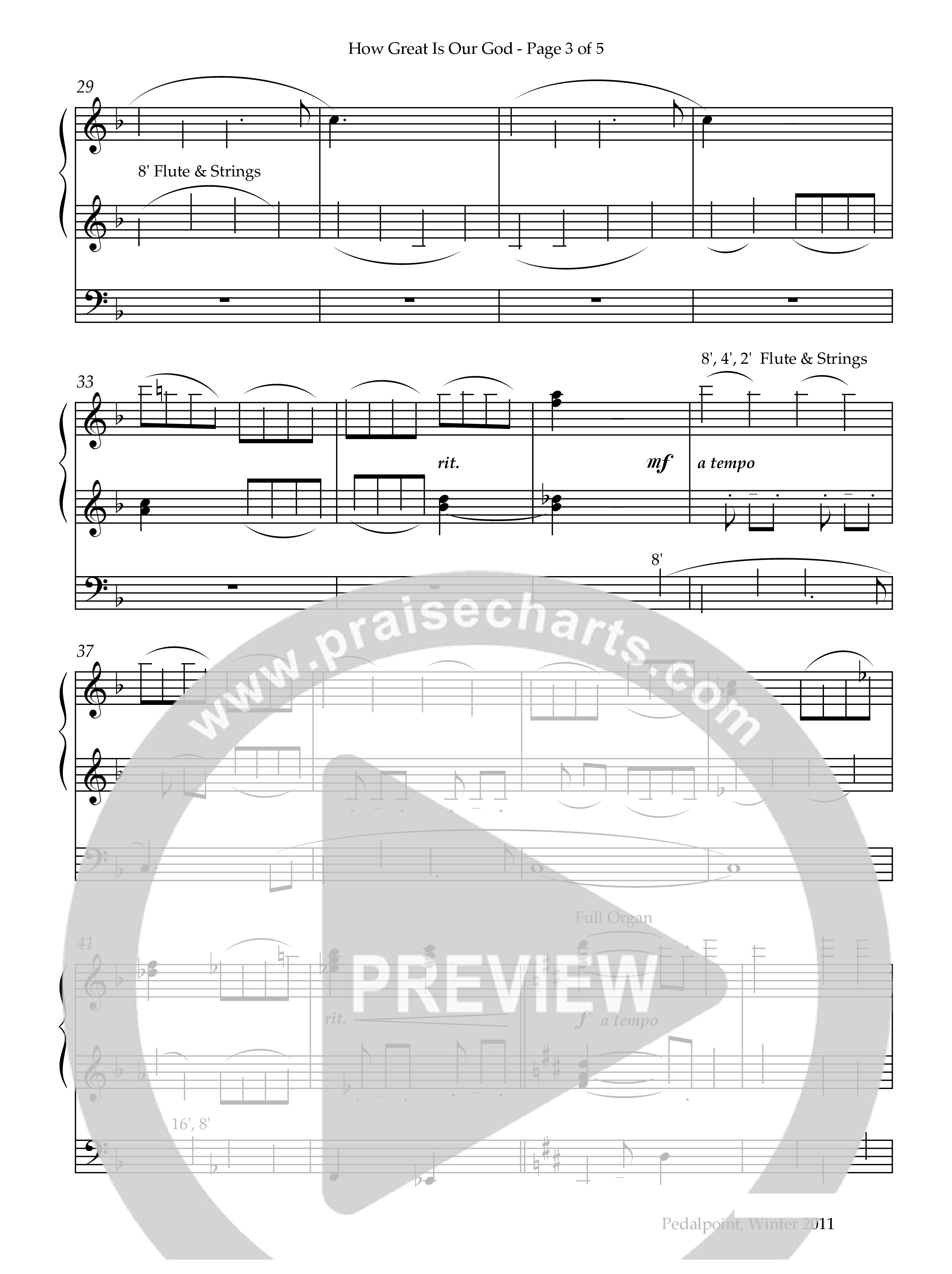 How Great Is Our God (Instrumental) Organ (Lifeway Worship / Arr. Phillip Keveren)