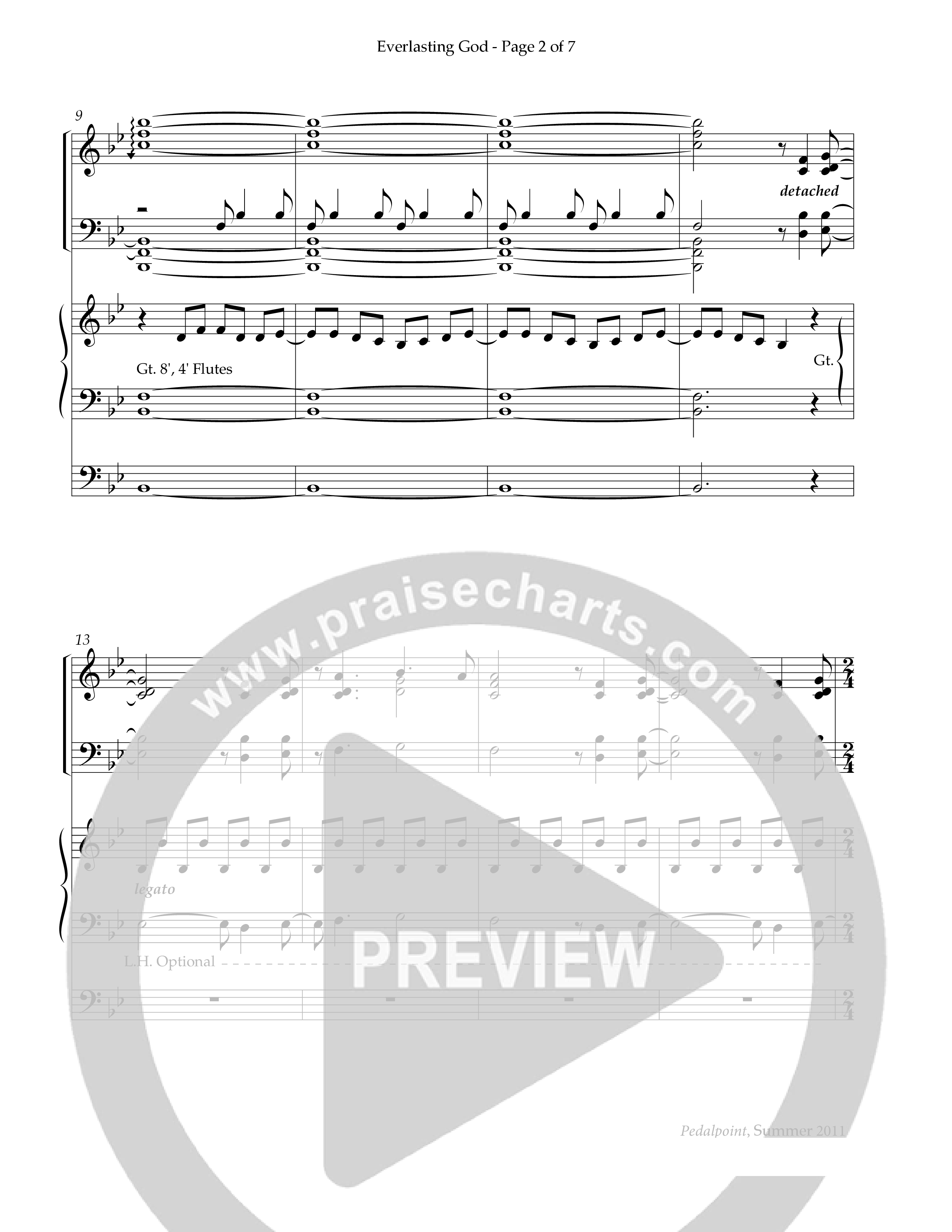 Everlasting God (Instrumental) Piano-Organ (Lifeway Worship / Arr. Randy Smith)