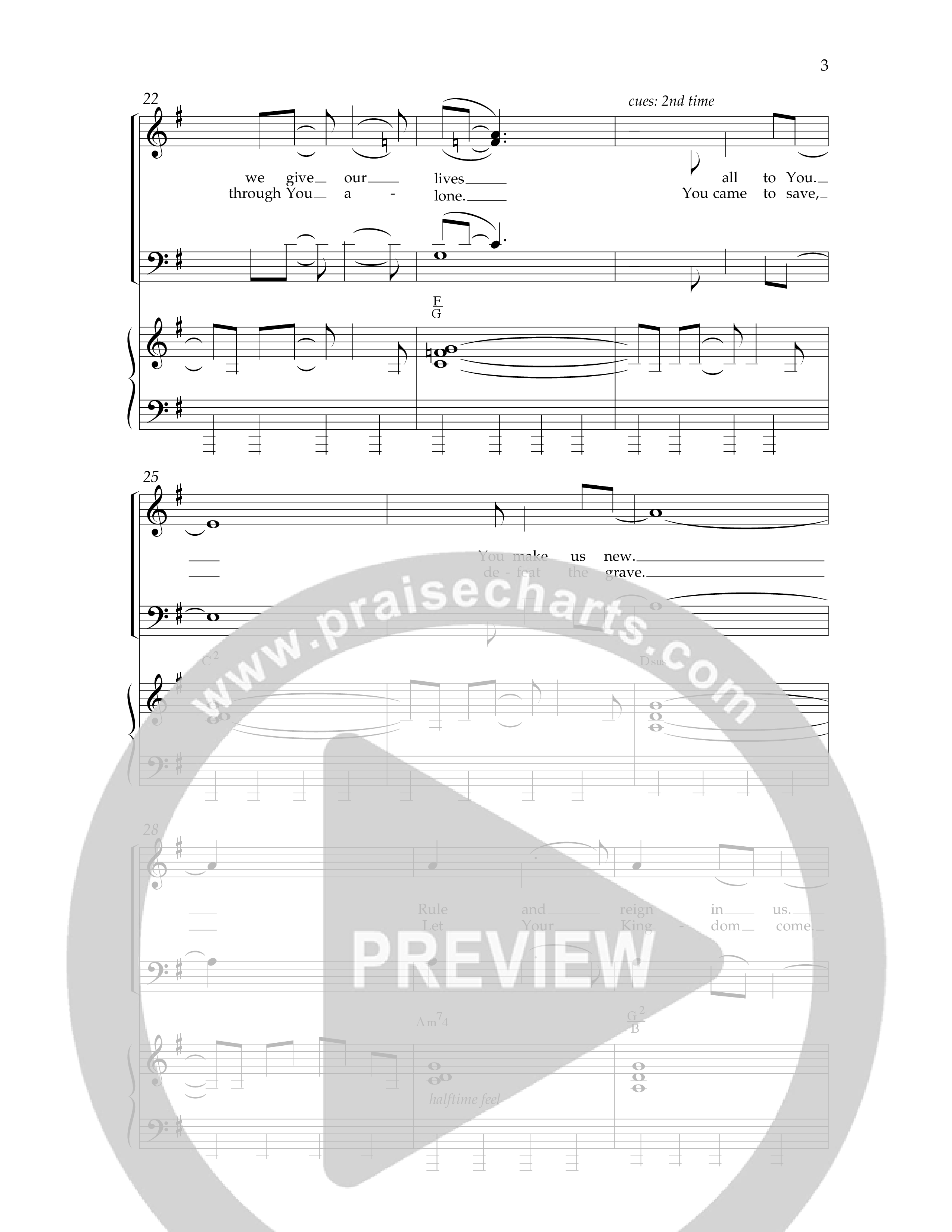 Unstoppable (Choral Anthem SATB) Anthem (SATB/Piano) (Lifeway Choral / Arr. Cliff Duren)