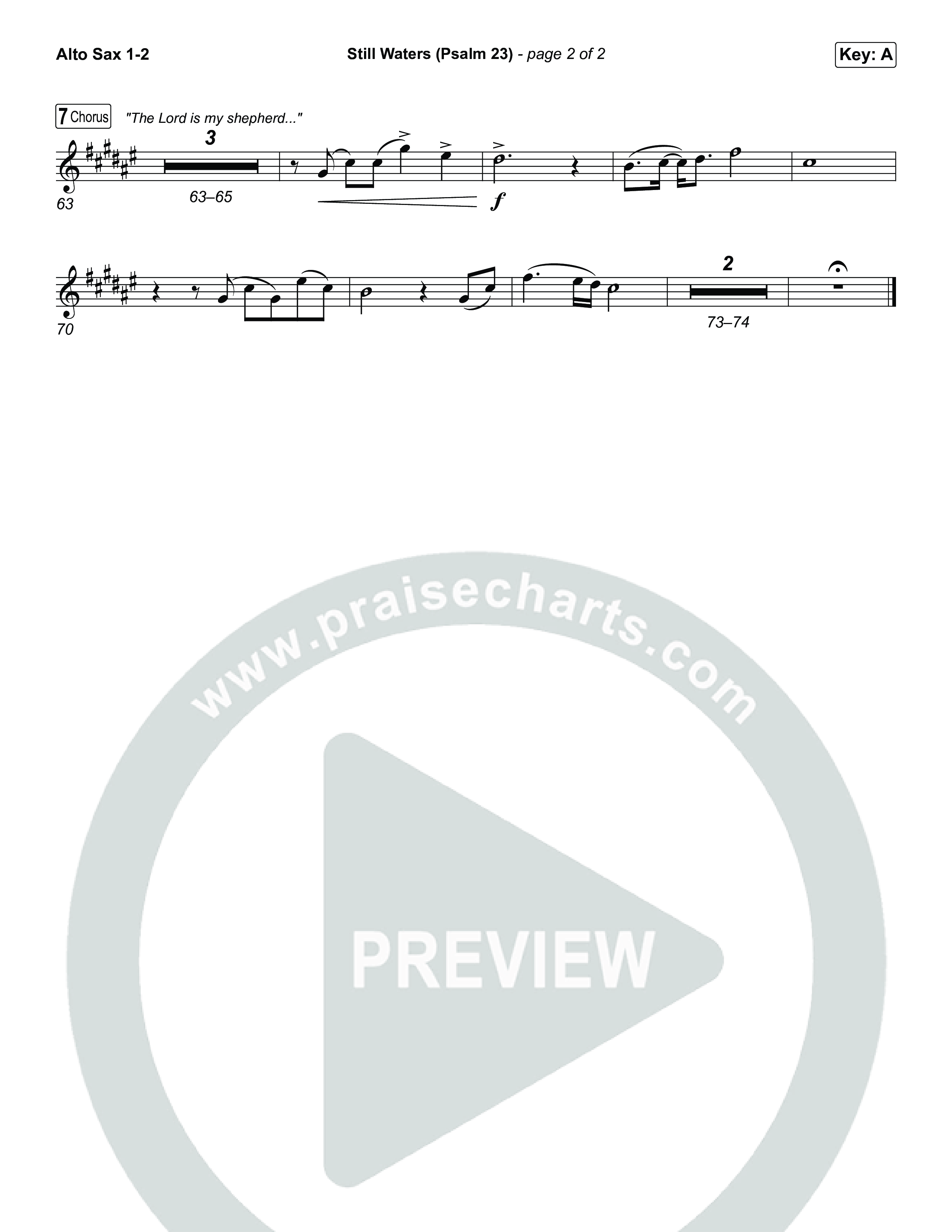 Still Waters (Psalm 23) Sax Pack (Leanna Crawford)