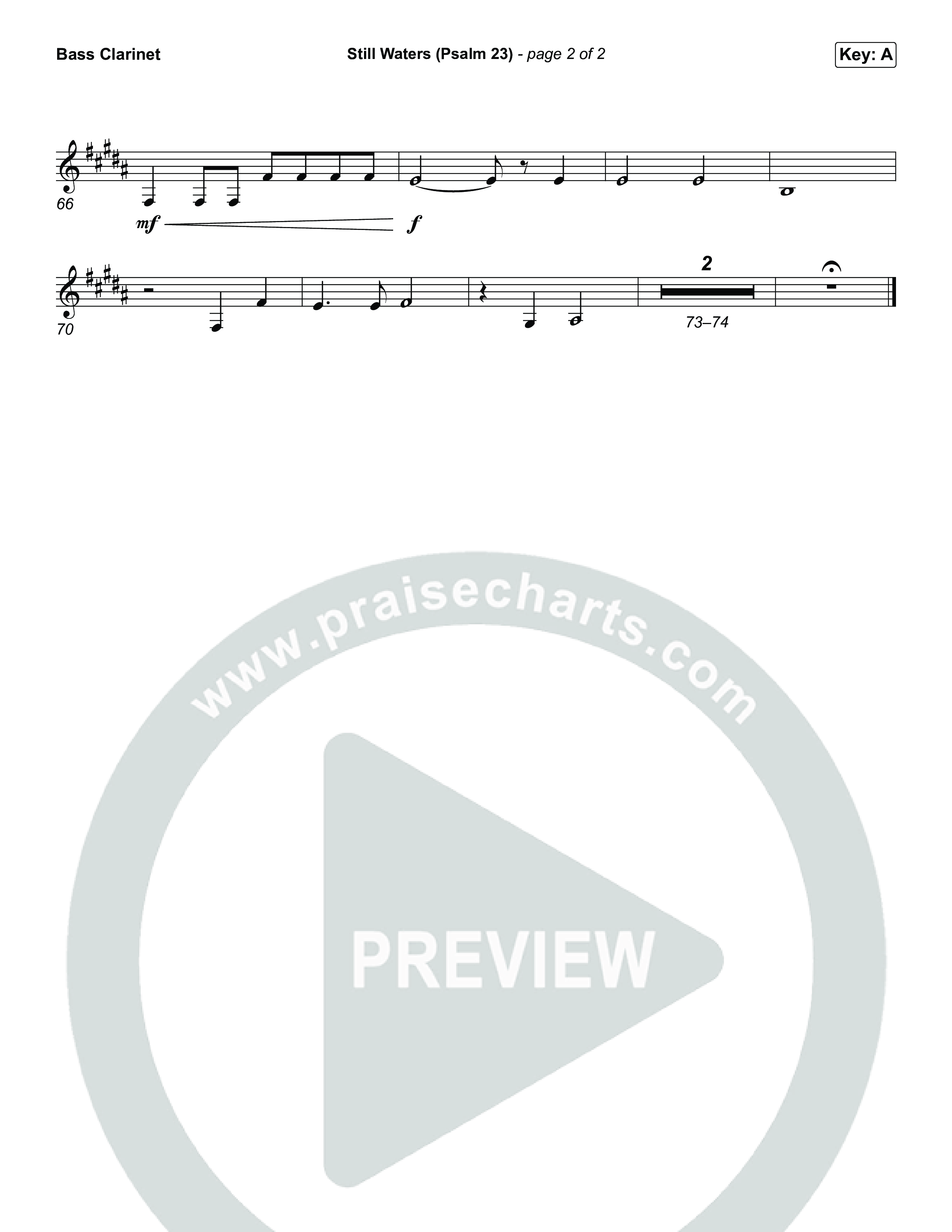 Still Waters (Psalm 23) Bass Clarinet (Leanna Crawford)