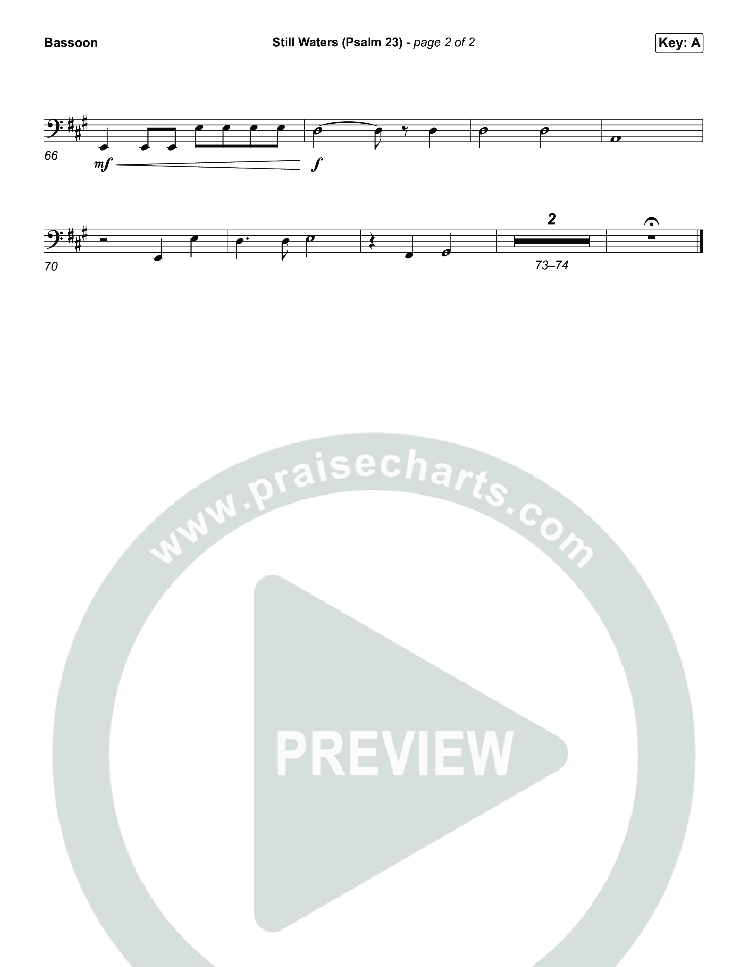 Still Waters (Psalm 23) Bassoon (Leanna Crawford)