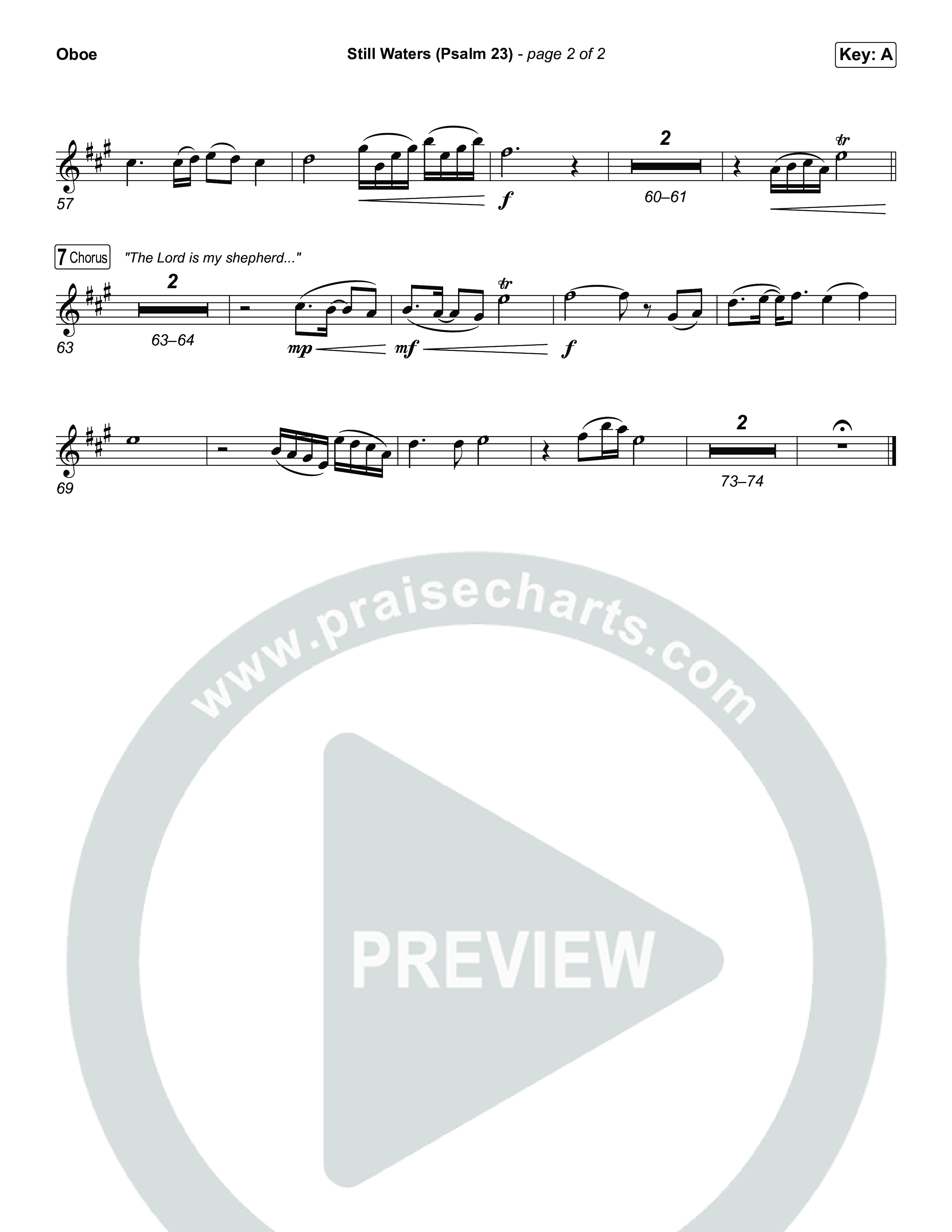 Still Waters (Psalm 23) Oboe (Leanna Crawford)