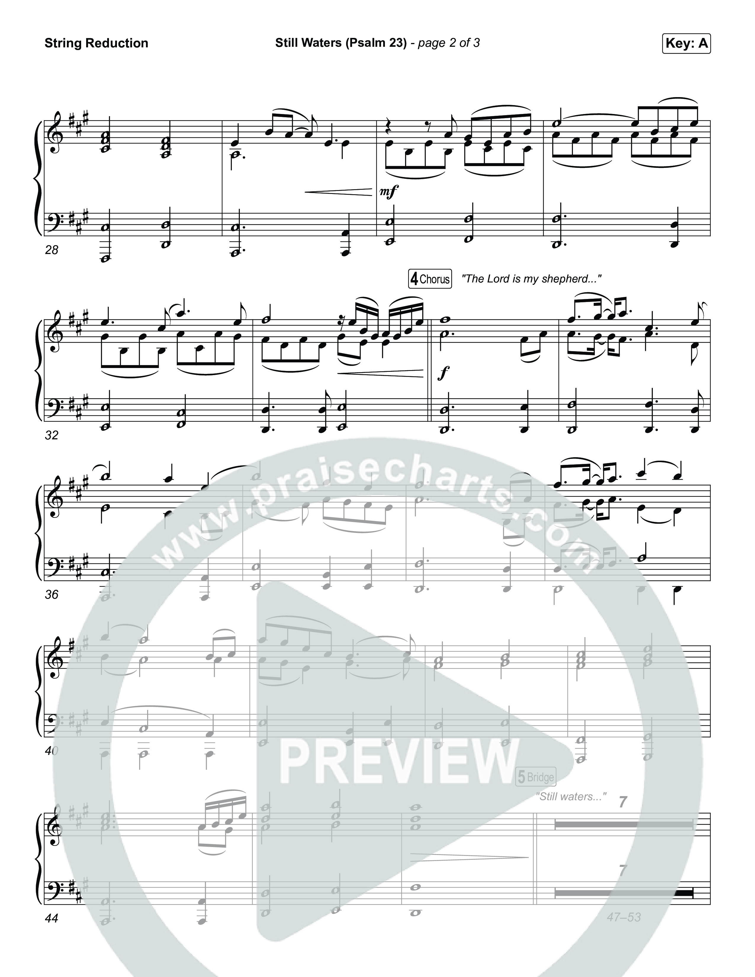 Still Waters (Psalm 23) String Reduction (Leanna Crawford)