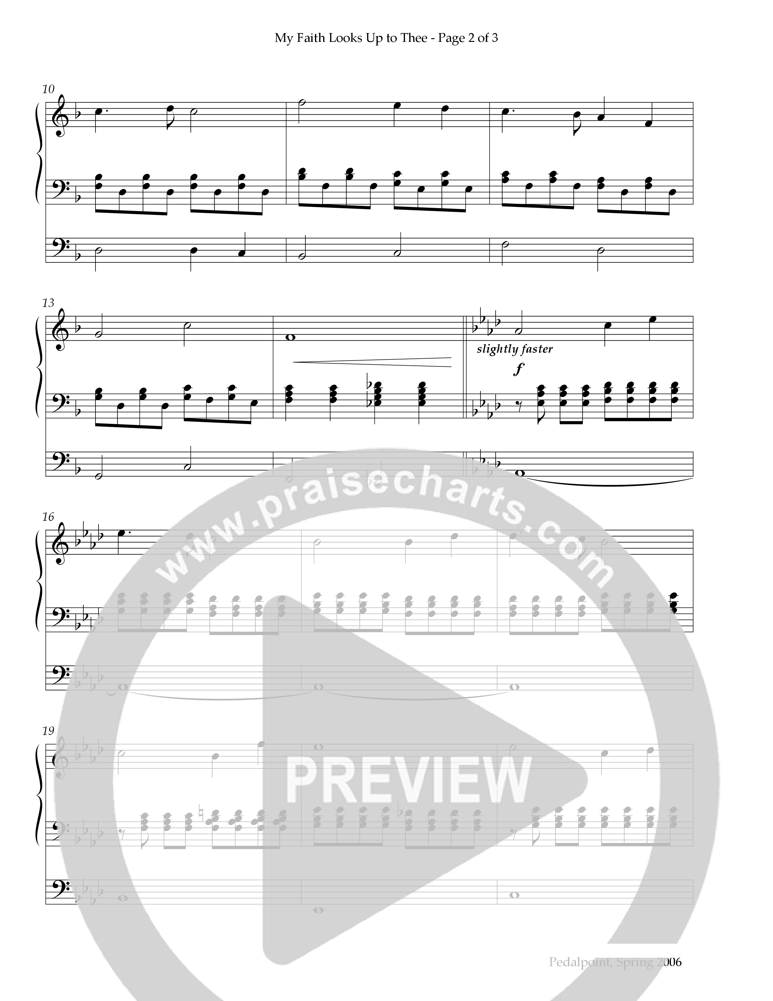 My Faith Looks Up To Thee (Instrumental) Organ (Lifeway Worship / Arr. Gene Clarke)