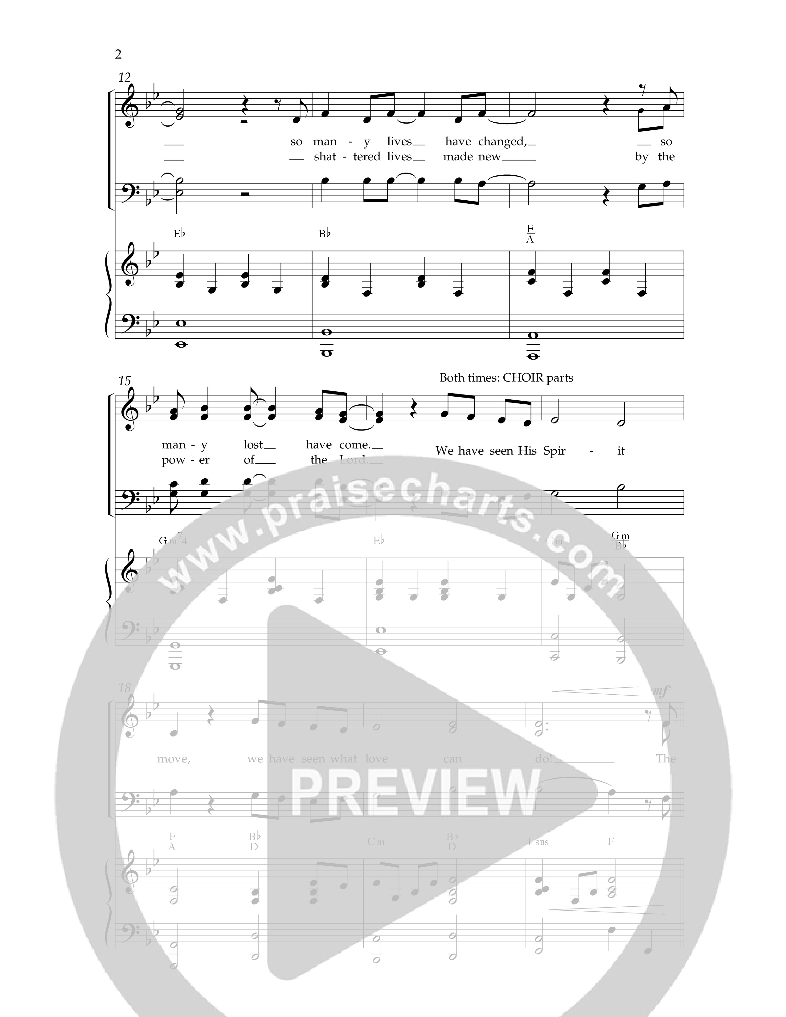The Hand Of Our God (Choral Anthem SATB) Anthem (SATB/Piano) (Lifeway Choral / Arr. Dennis Allen)