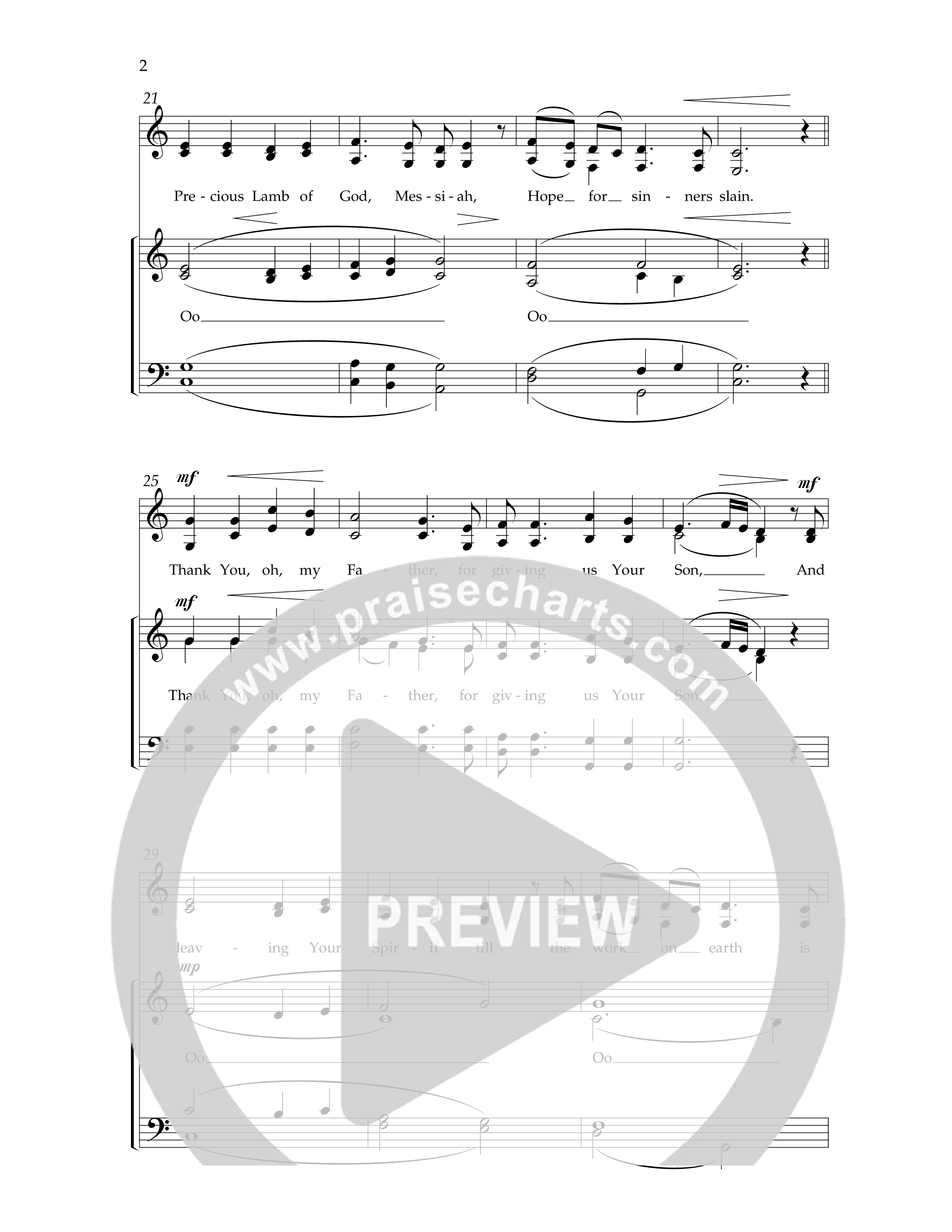 There Is A Redeemer (Choral Anthem SATB) Anthem (SATB/Piano) (Lifeway Choral / Arr. David Hamilton)