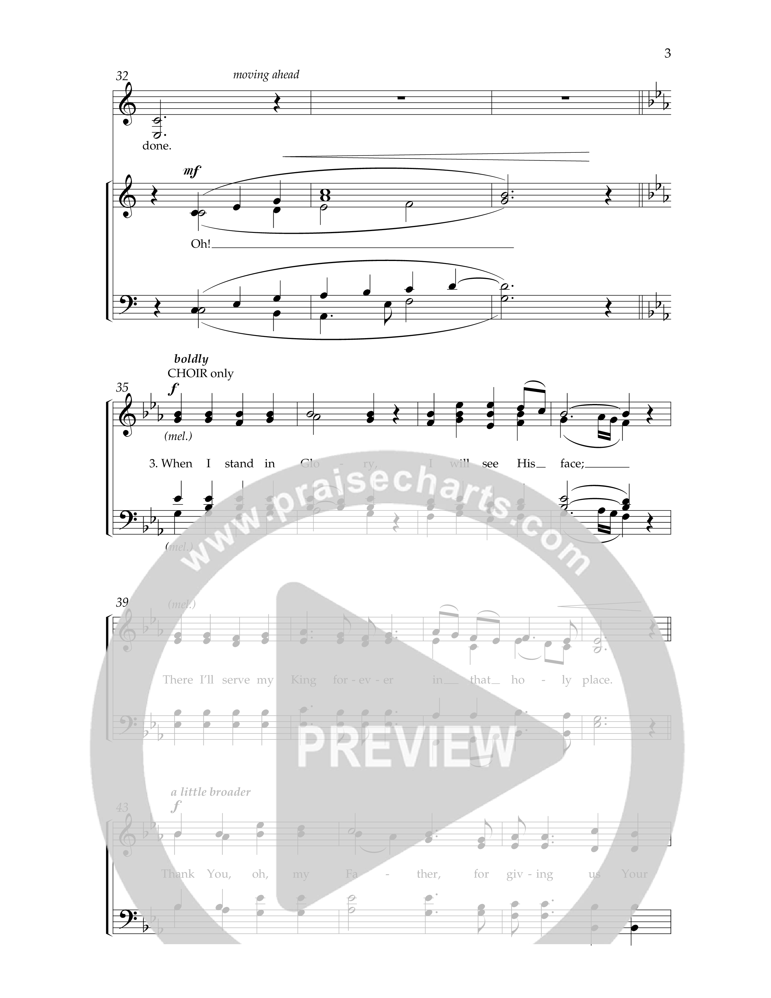 There Is A Redeemer (Choral Anthem SATB) Anthem (SATB/Piano) (Lifeway Choral / Arr. David Hamilton)